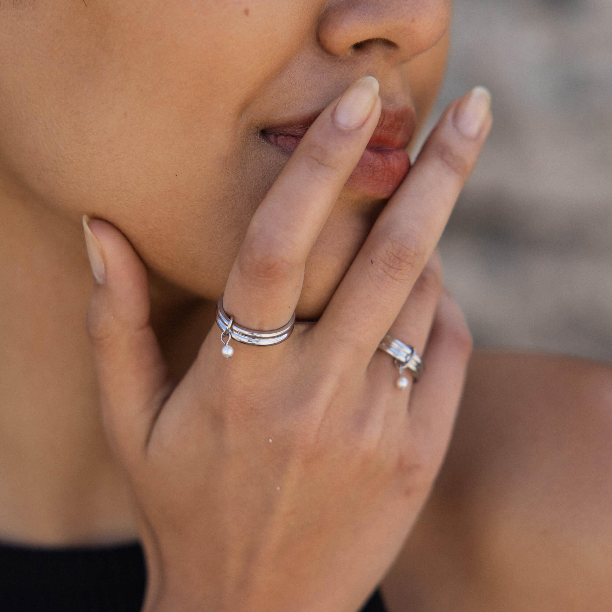 Purelei Fingerring »Schmuck Geschenke Pure Pearl Ring, 23171-Ring-Pure-Pearl«, mit Muschelperle