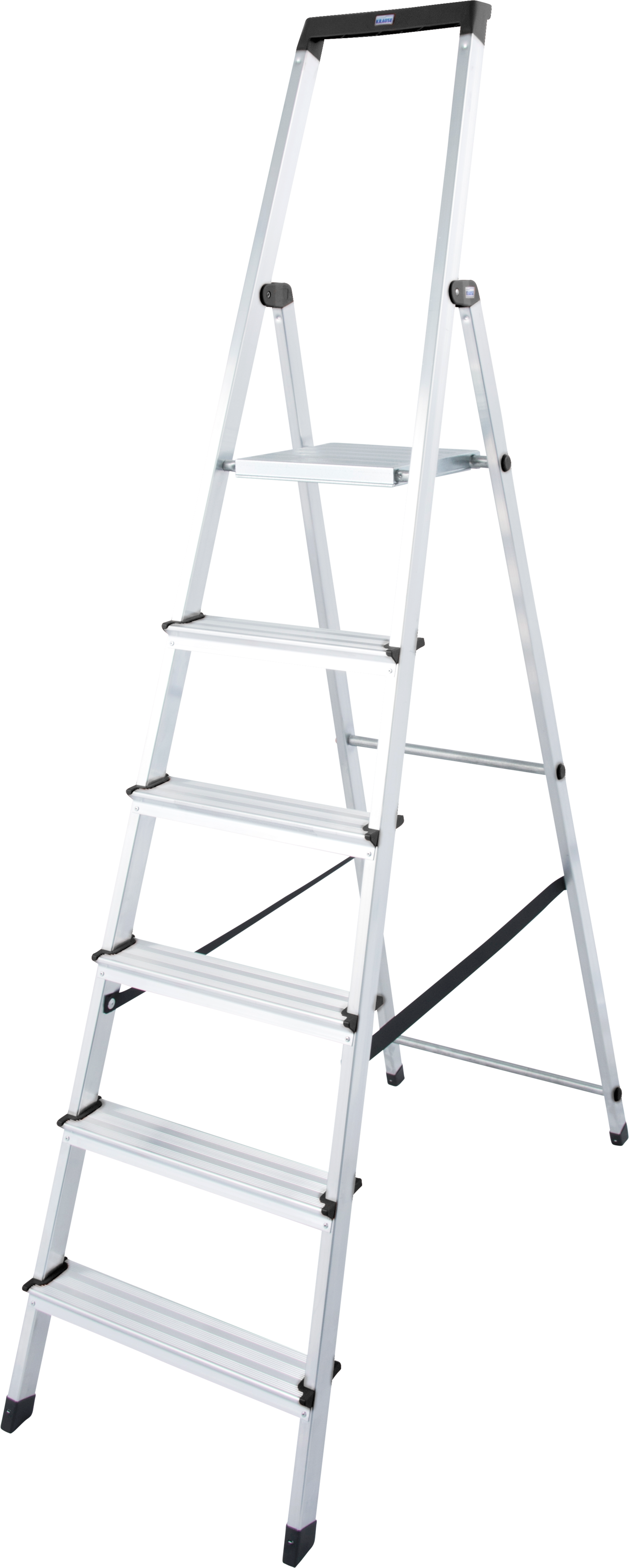 KRAUSE Stehleiter »Solidy«, Aluminium, 1x6 Stufen, Arbeitshöhe ca. 327 cm