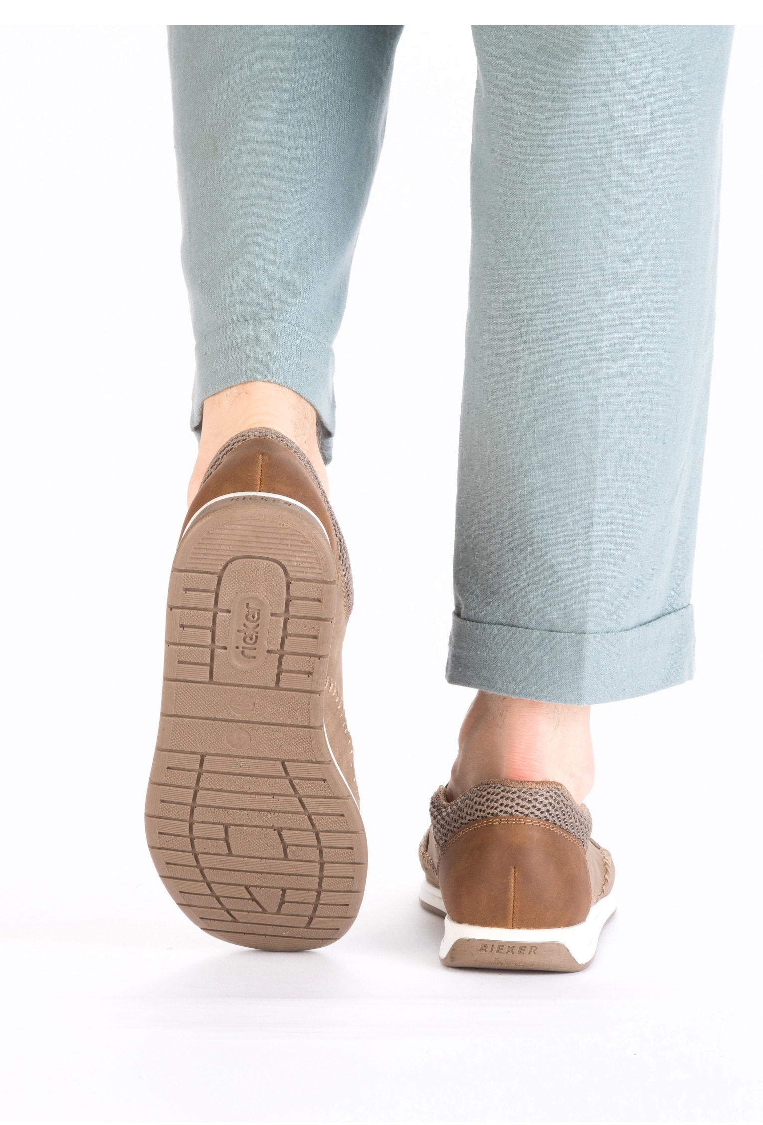 Rieker Slipper  Slip-on Sneaker, Schlupfschuh mit Stretcheinsätze