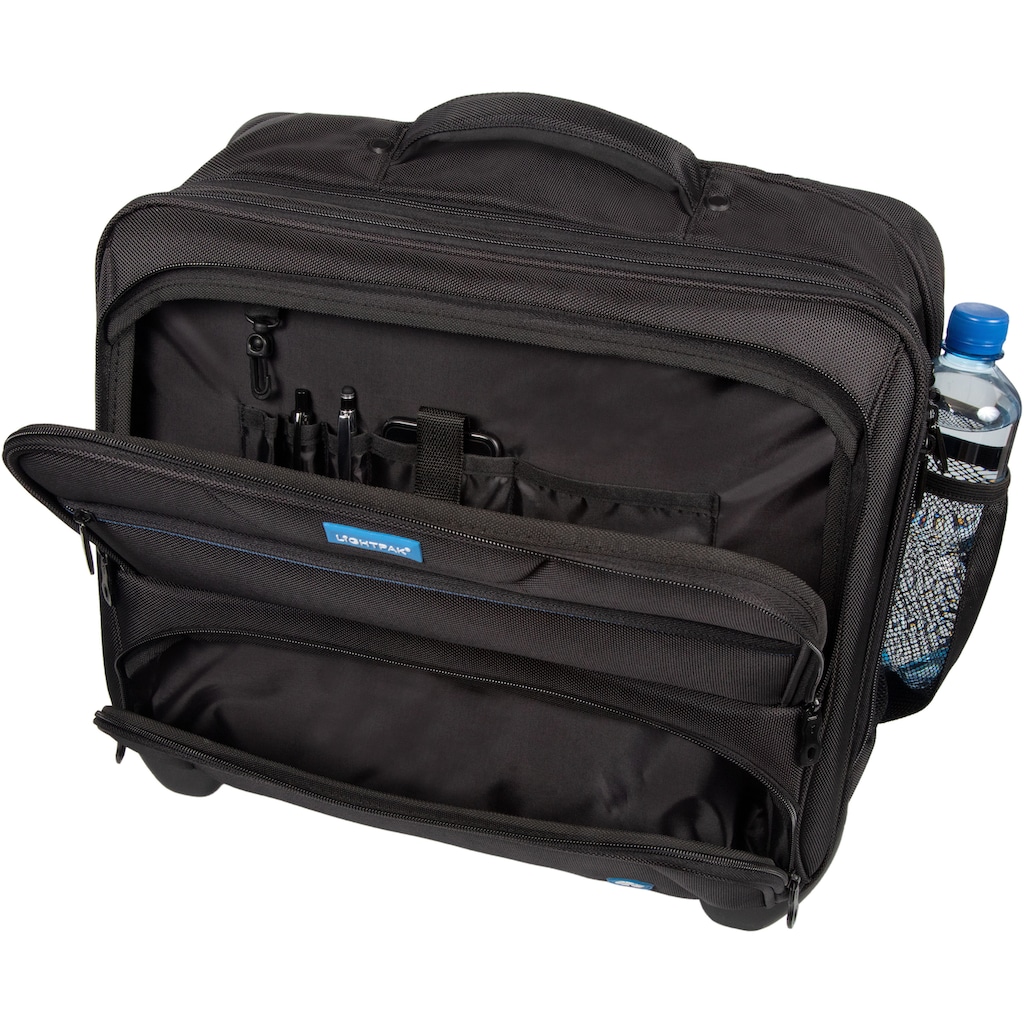 LIGHTPAK® Business-Trolley »RPET«, 2 Rollen, mit Laptopfach; aus recyceltem Material