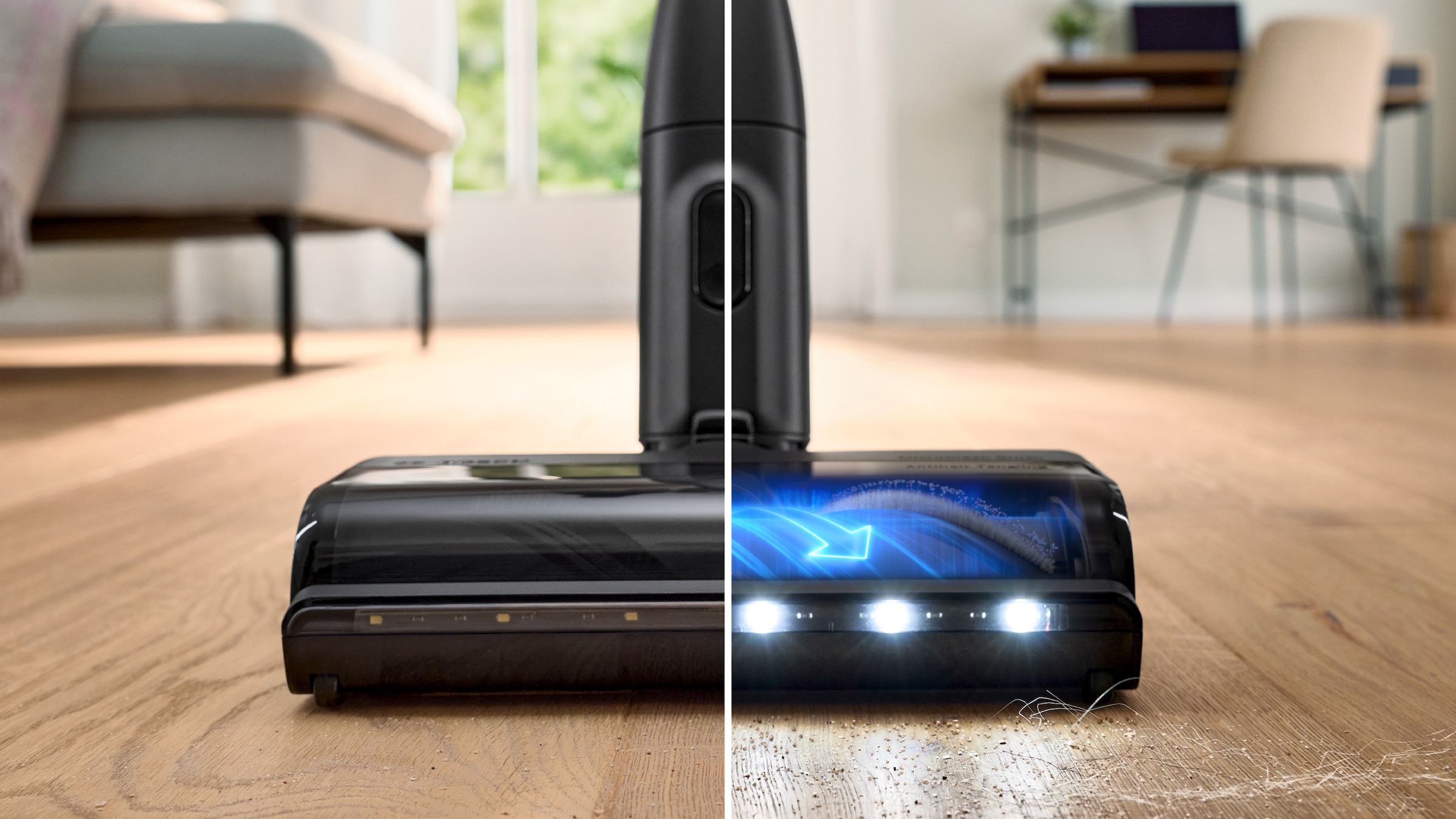 BOSCH Akku-Stielstaubsauger »Unlimited 9 BKS931BA, MicroClean™ Technology, LED-Licht,«, HEPA-Filtersystem, 10 Jahre Motorgarantie, Staubkomprimierung, weiß