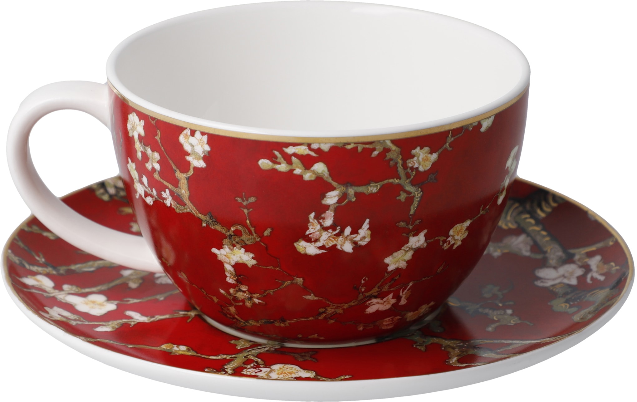 Goebel Tasse »Van Gogh«, Artis Orbis, Tee-/Cappuccinotasse, Vincent van Gogh - Mandelbaum Rot