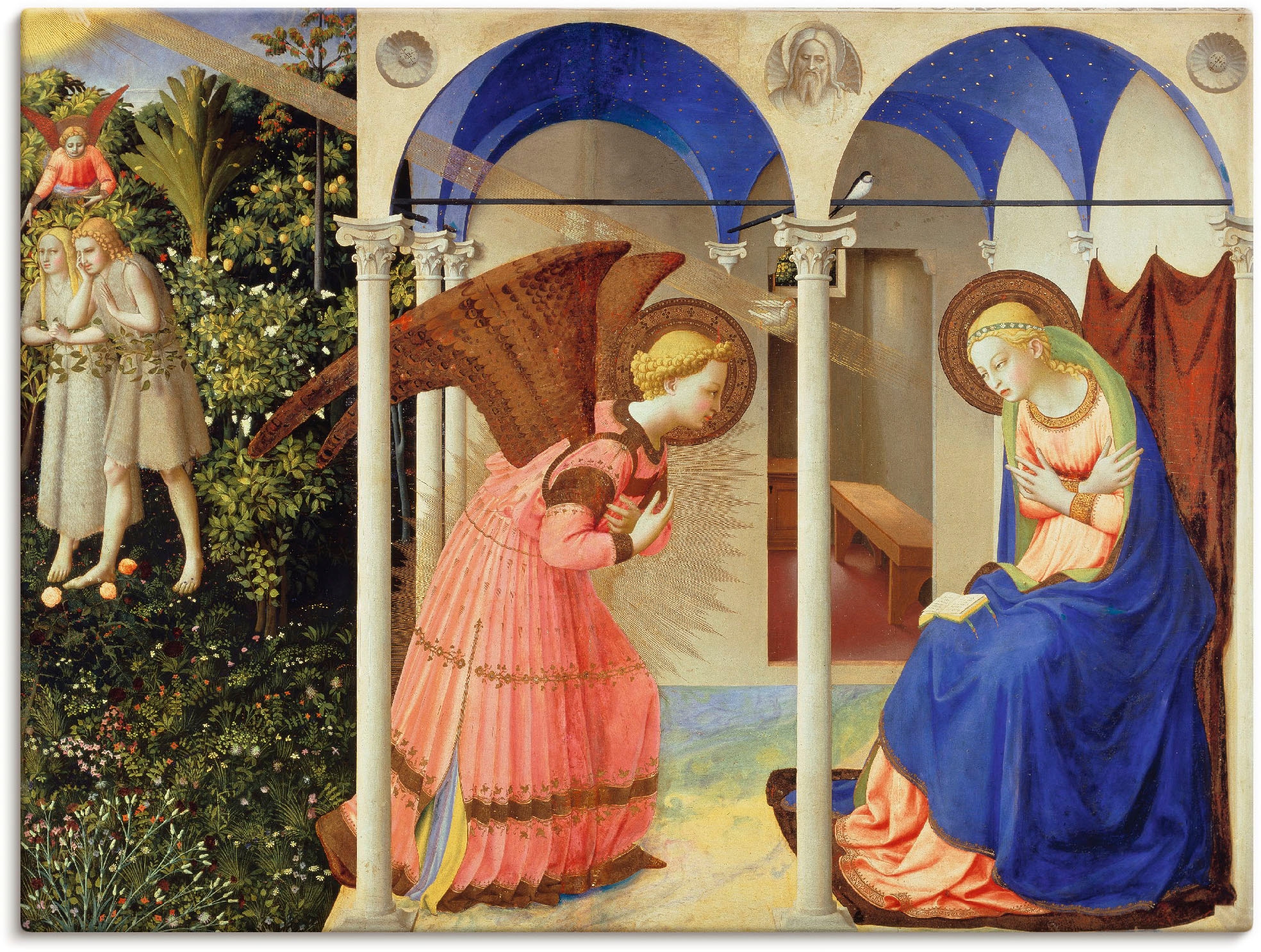 Artland Leinwandbild »Verkündigung an Maria«, Religion, (1 St.), auf Keilra günstig online kaufen