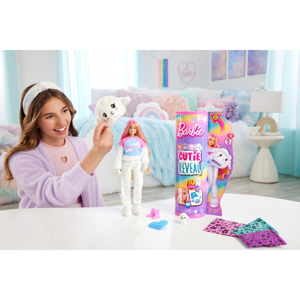Barbie Anziehpuppe »Cutie Reveal, Cozy Cute Lämmchen«