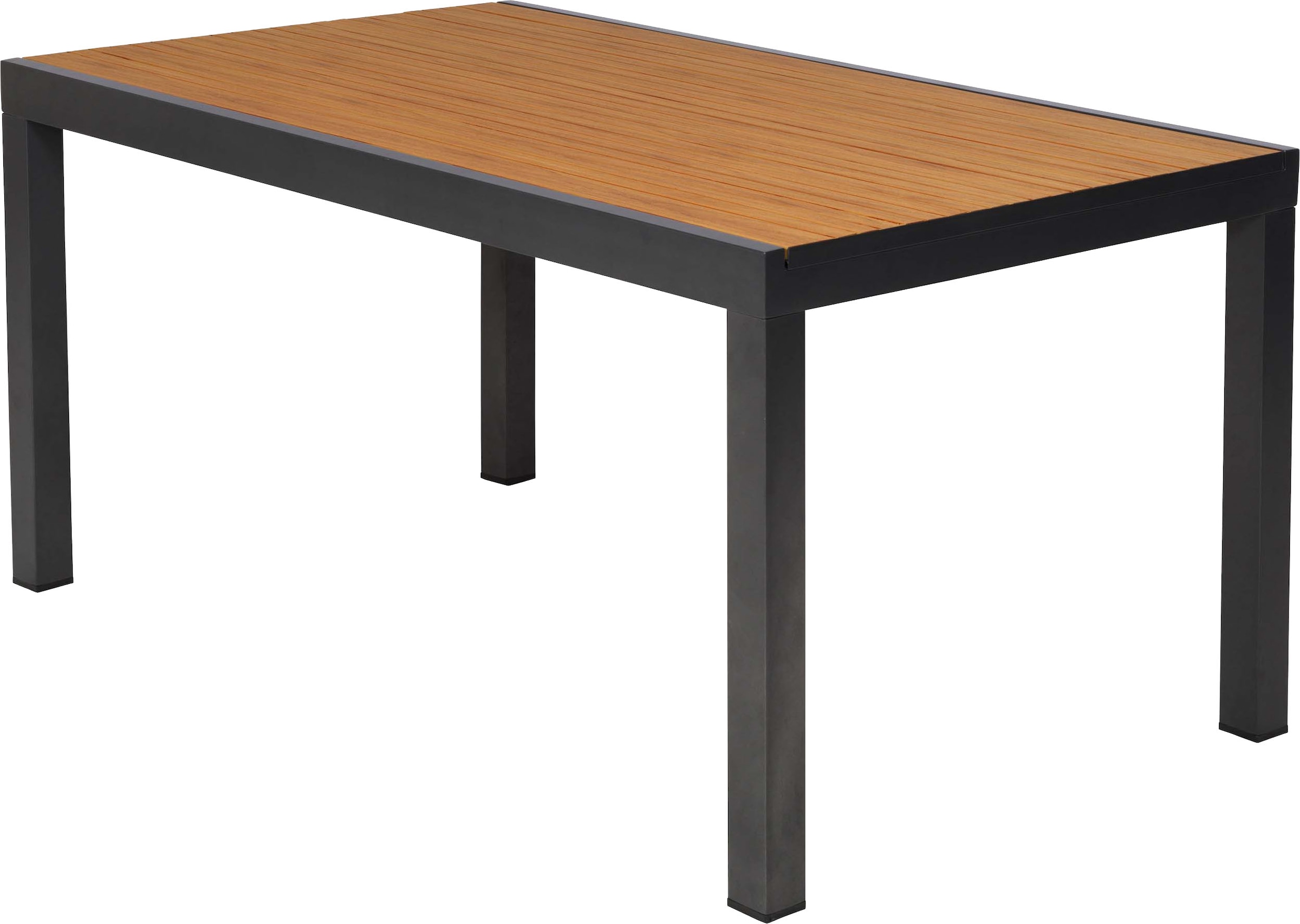 MERXX Garten-Essgruppe »Itanos« Set, 5 tlg. inkl. 4 Stapelsessel, 1 Tisch