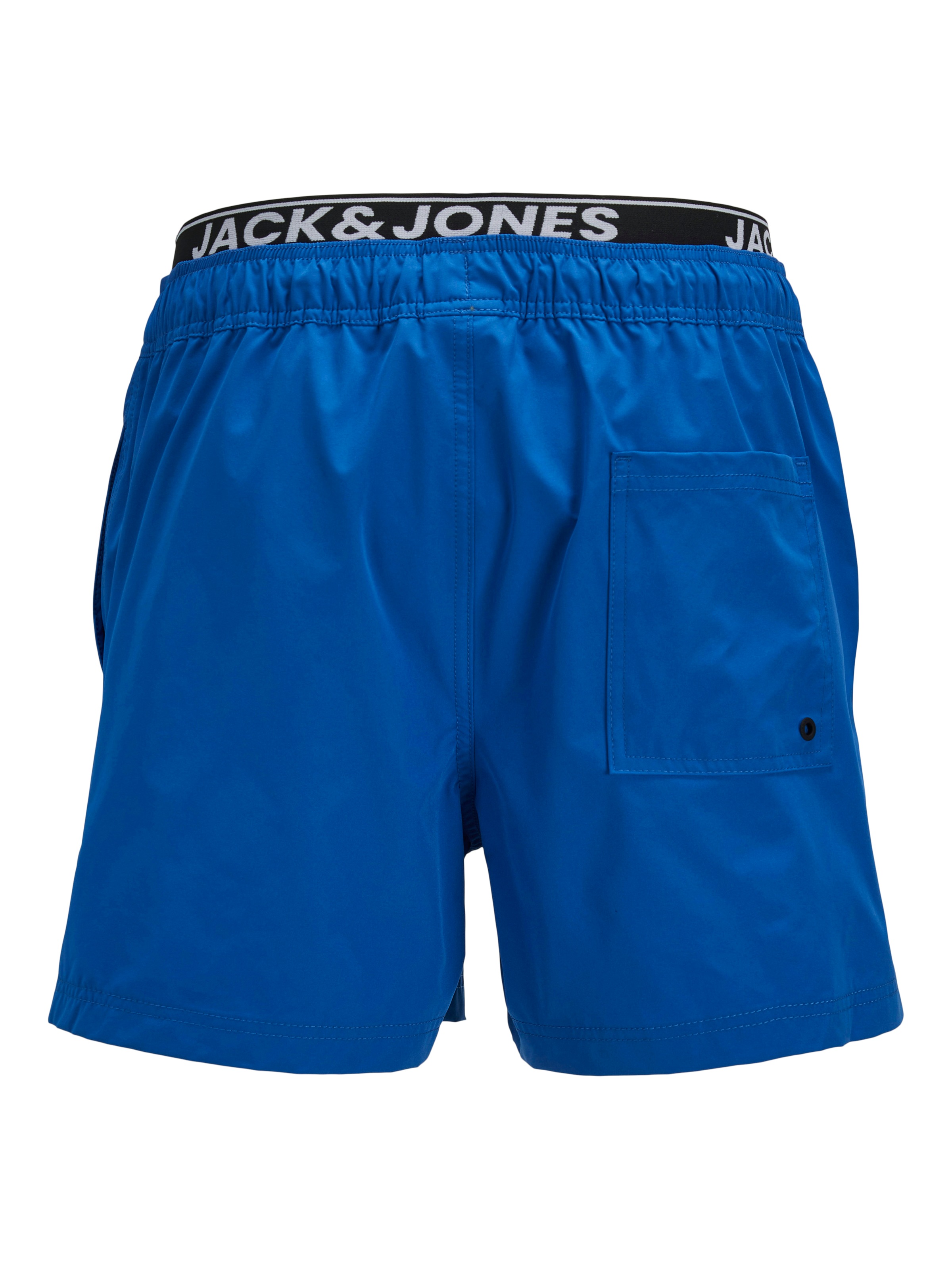 Jack & Jones Junior Badeshorts »JPSTMAUI mit Double Layer Optik und Kordelzug« unifarben, modisch, regular fit, Web