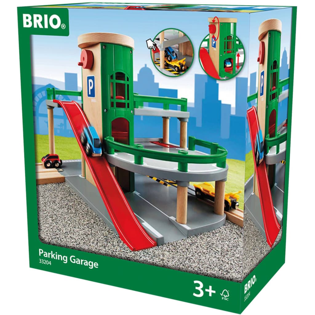 BRIO® Spiel-Parkhaus »BRIO® WORLD, Parkhaus, Straßen & Schienen«