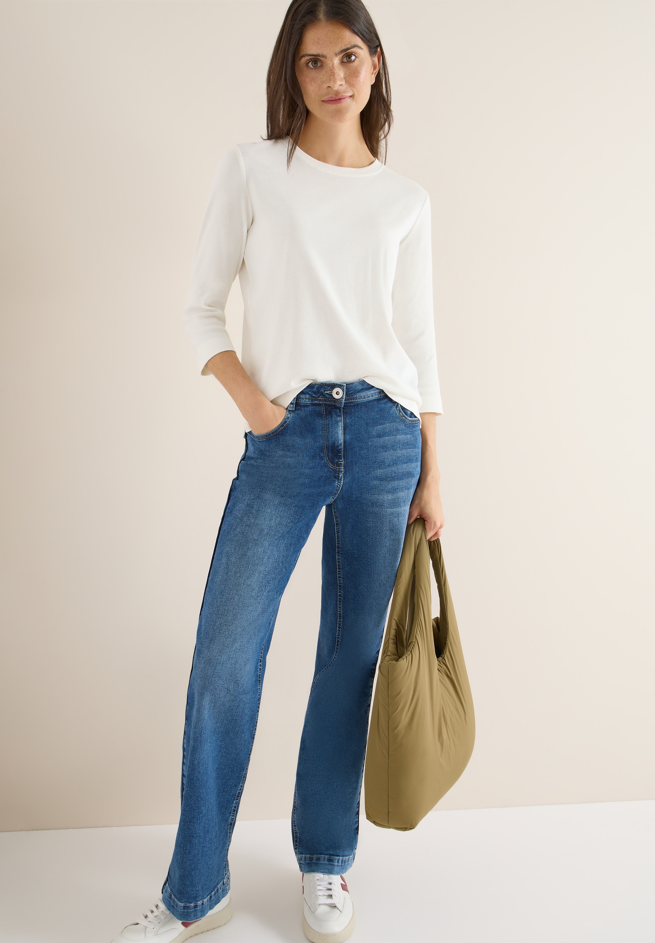 Cecil 3/4-Arm-Shirt mit 3/4-Ärmel