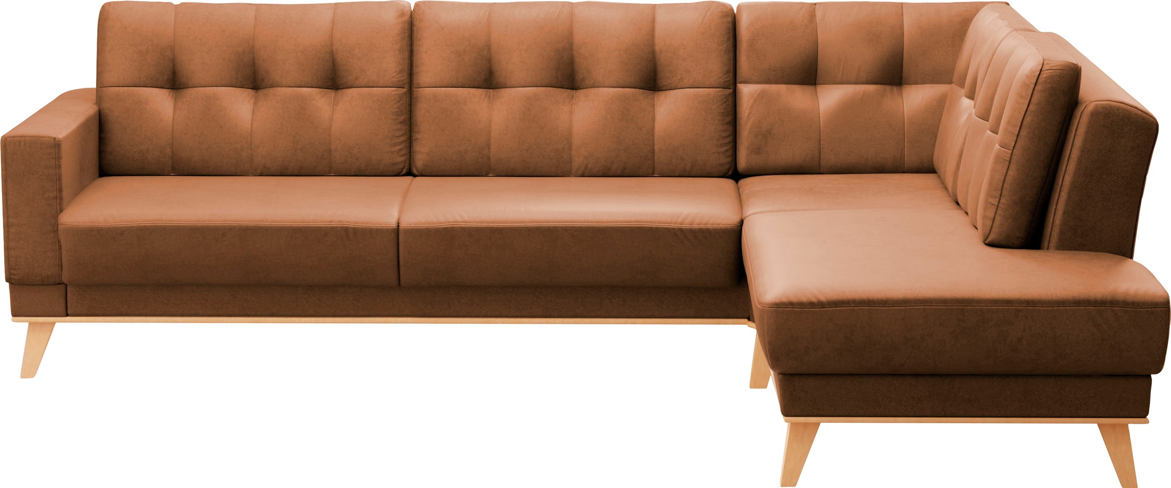 sit&more Ecksofa »Lavida L-Form«, wahlweise mit Kippfunktion und Bettkasten
