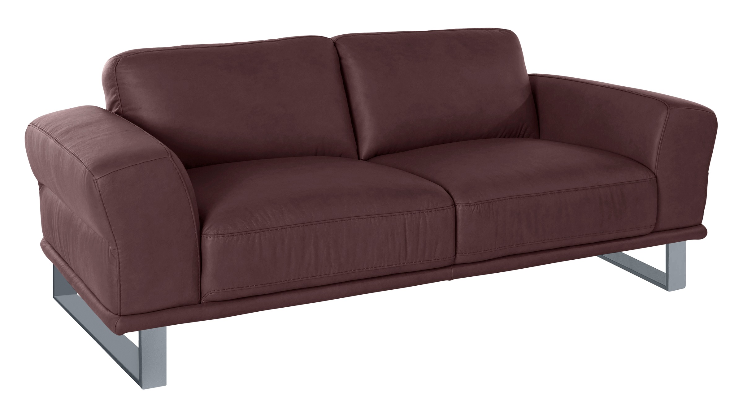 W.SCHILLIG 2,5-Sitzer »montanaa«, mit Metallkufen in Silber matt, Breite 212 cm