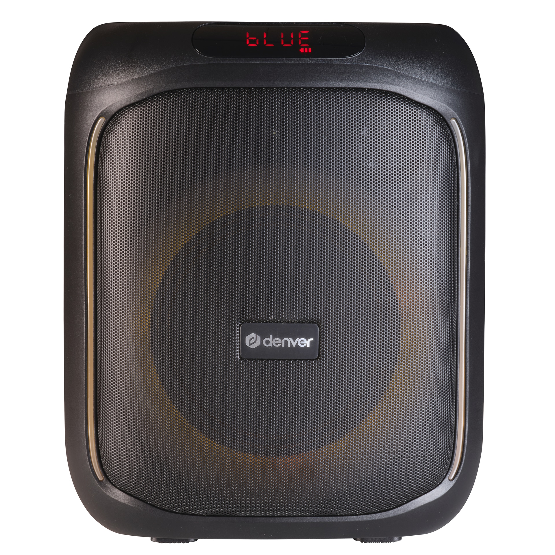 Denver Party-Lautsprecher »BPS-165 mit LED«, 20 W RMS, kabelgebundenes Mikrofon inklusive, USB, microSD-Steckplatz