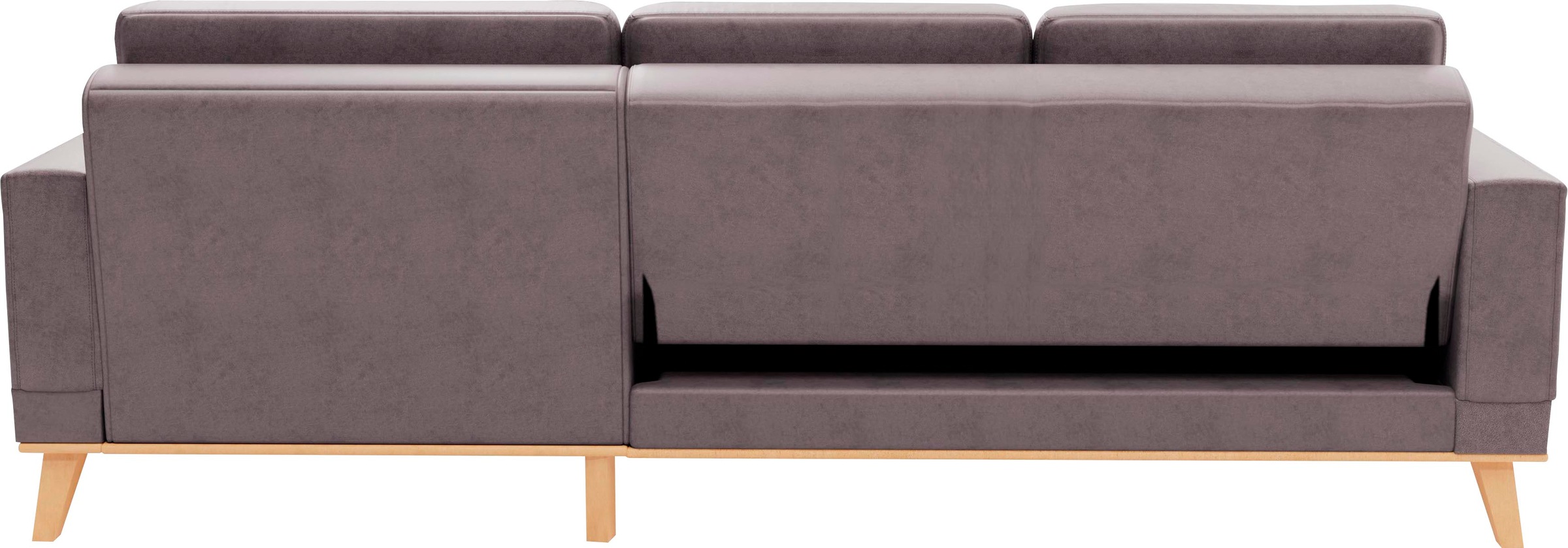 sit&more Ecksofa »Lavida L-Form«, wahlweise mit Kippfunktion und Bettkasten