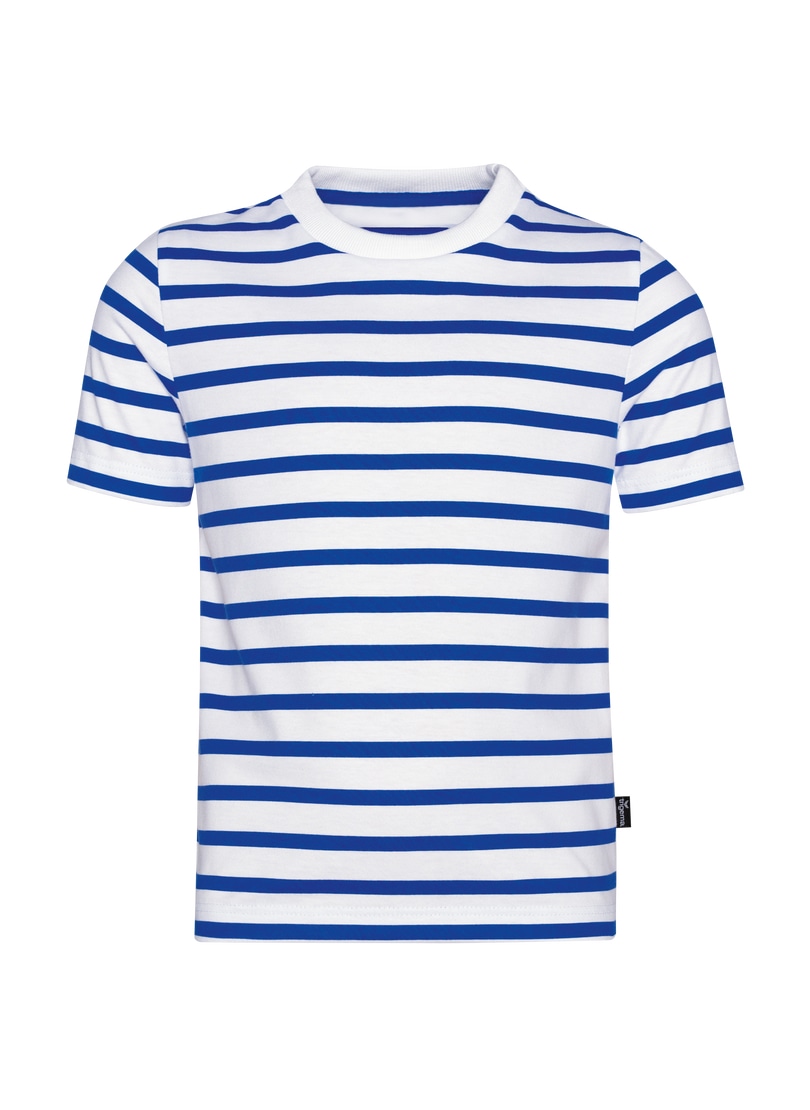 Trigema T-Shirt »TRIGEMA T-Shirt mit Allover-Ringelmuster«, (1 tlg.)