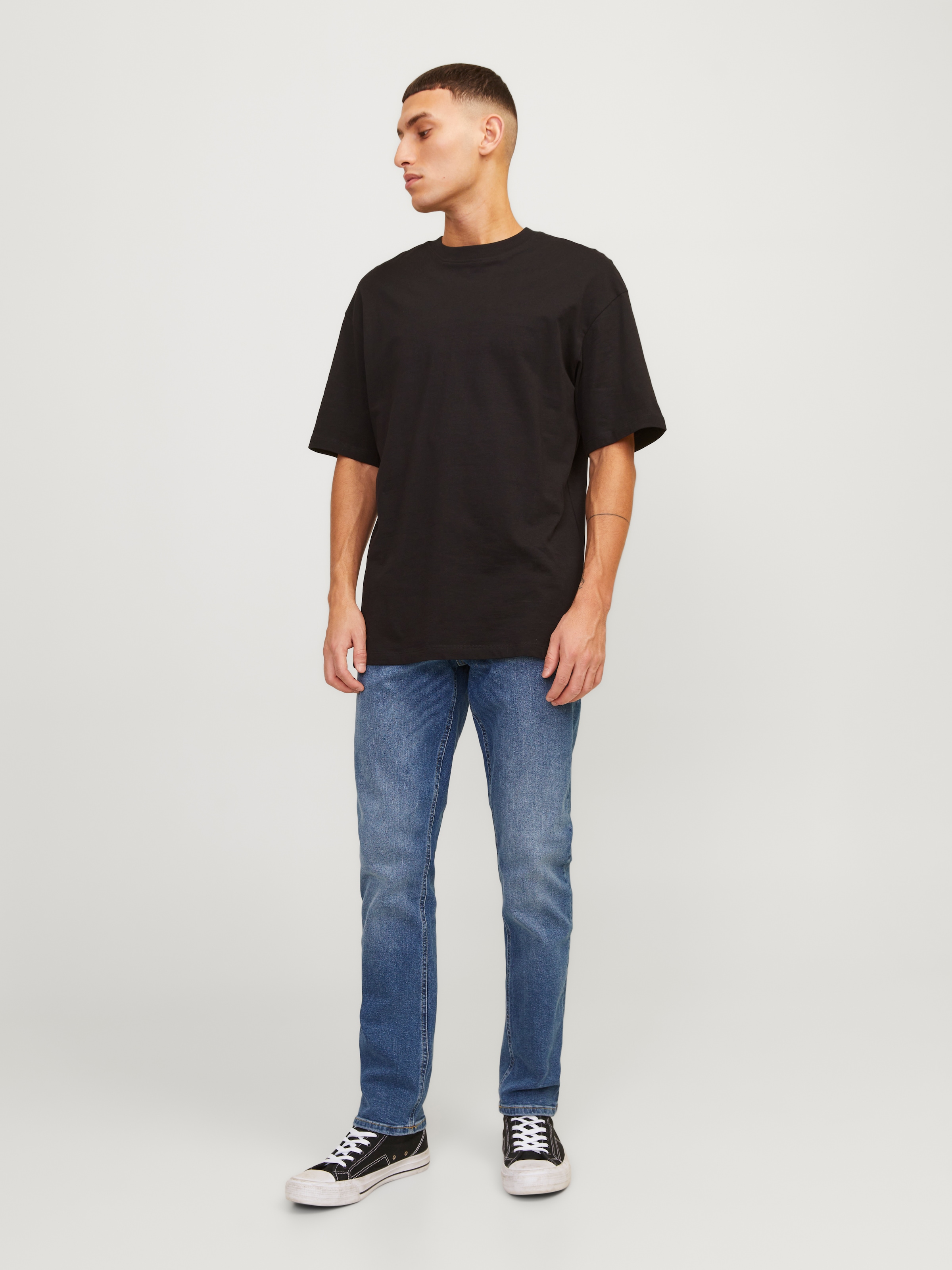 Jack & Jones Slim-fit-Jeans »JJIGLENN Jeans mit schmaler Beinform und Stretch für Komfort« Baumwollmischung, slim fit