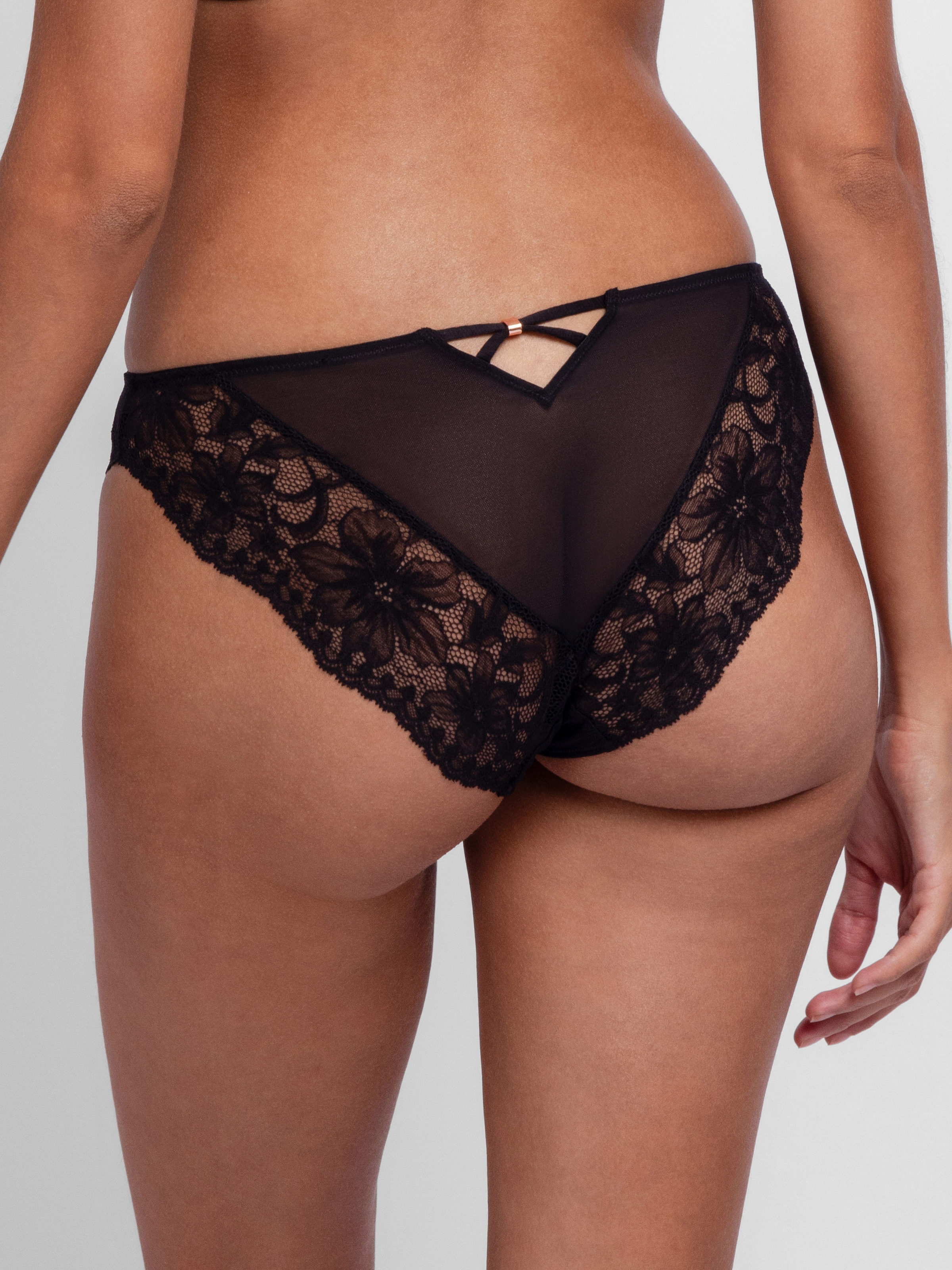 Dorina Slip »Jemma BRIEF« 2er Pack,  florale Spitze, Mesh, elastisch, feminin