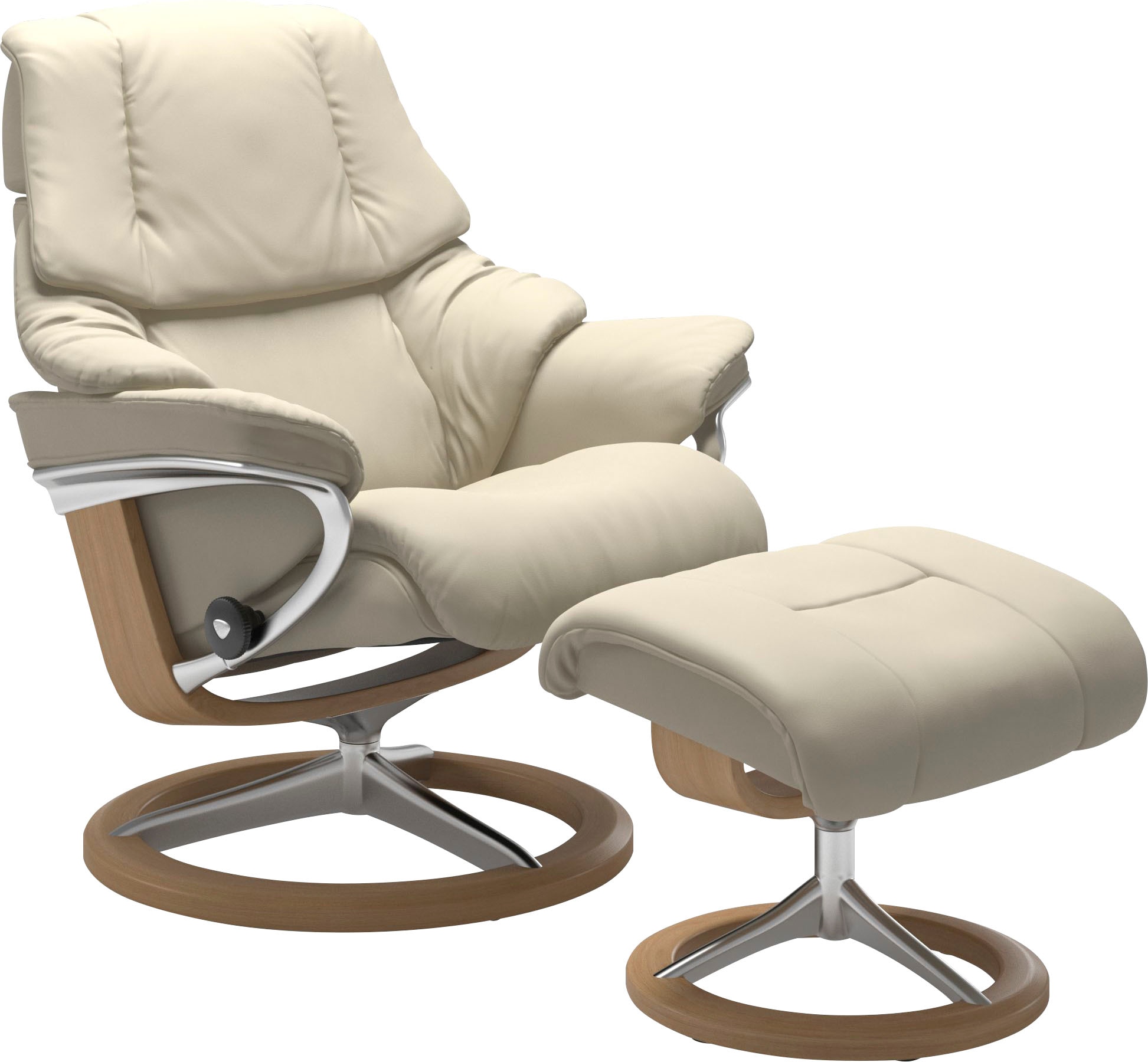 Stressless® Relaxsessel »Reno«, (Set, Relaxsessel mit Hocker), mit Hocker, günstig online kaufen