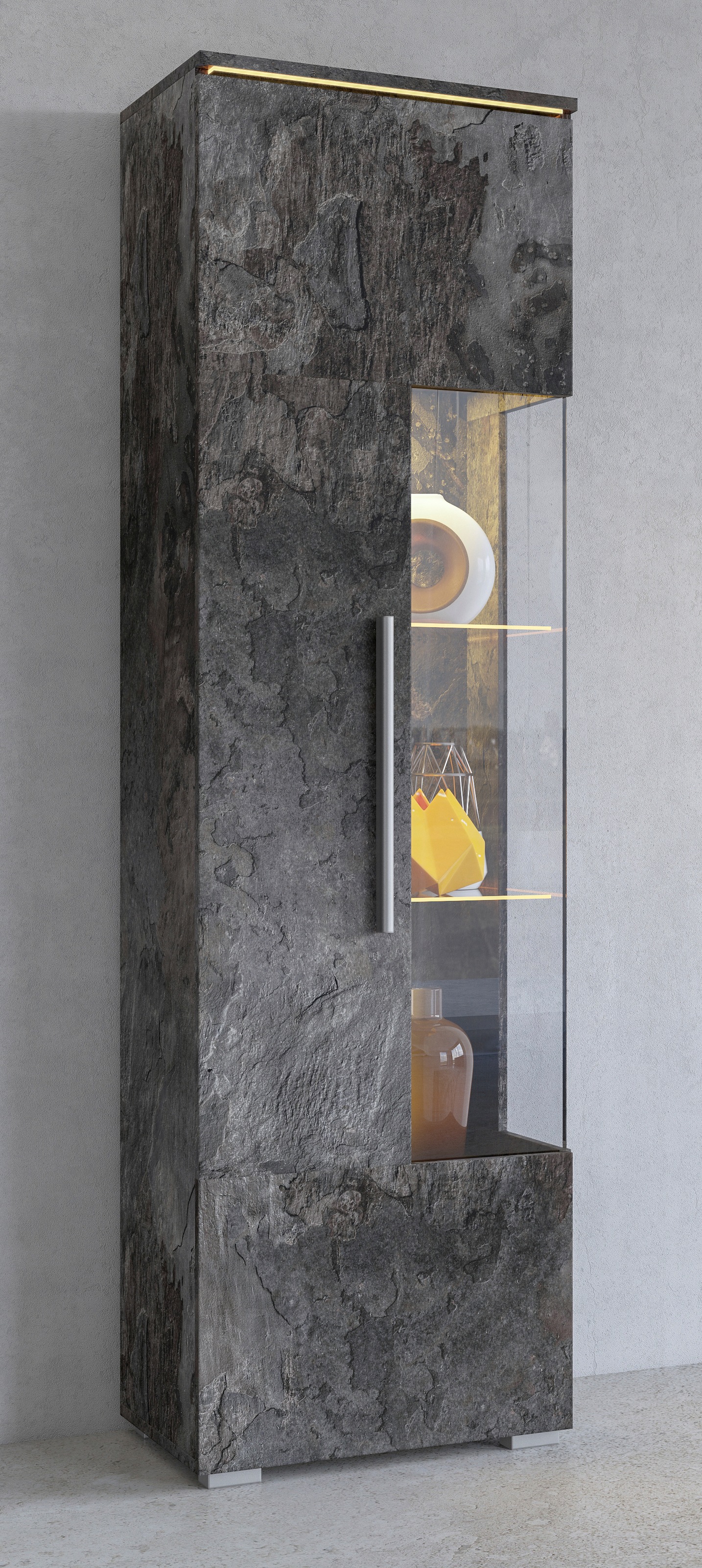 INOSIGN Vitrine »India,Höhe 160cm stilvolle Glasvitrine mit verstellbare Gl günstig online kaufen