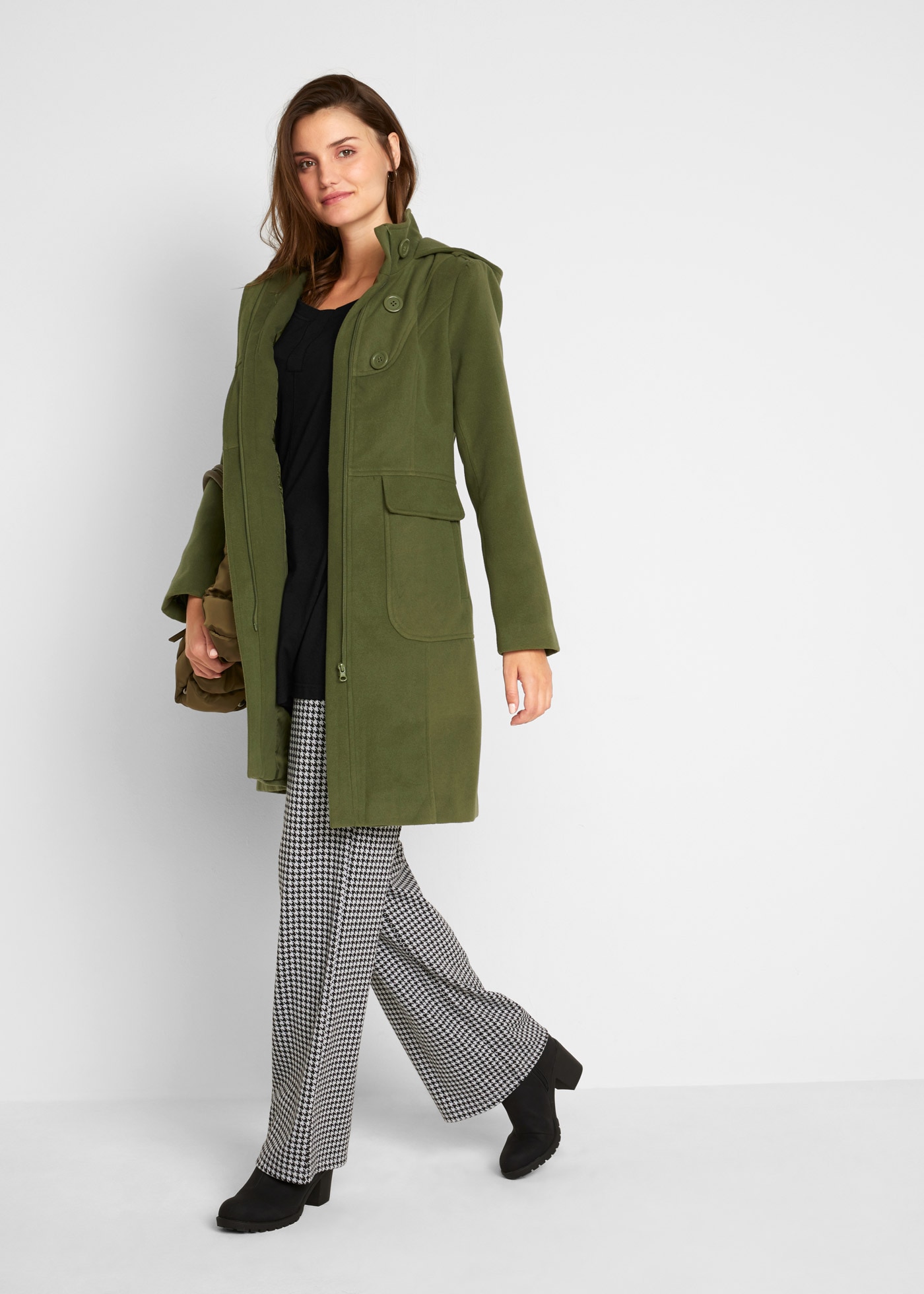 bonprix Langarmshirt »Langarmshirt aus Baumwoll-Viskose-Mix«, Langarmshirt aus Baumwoll-Viskose-Mix
