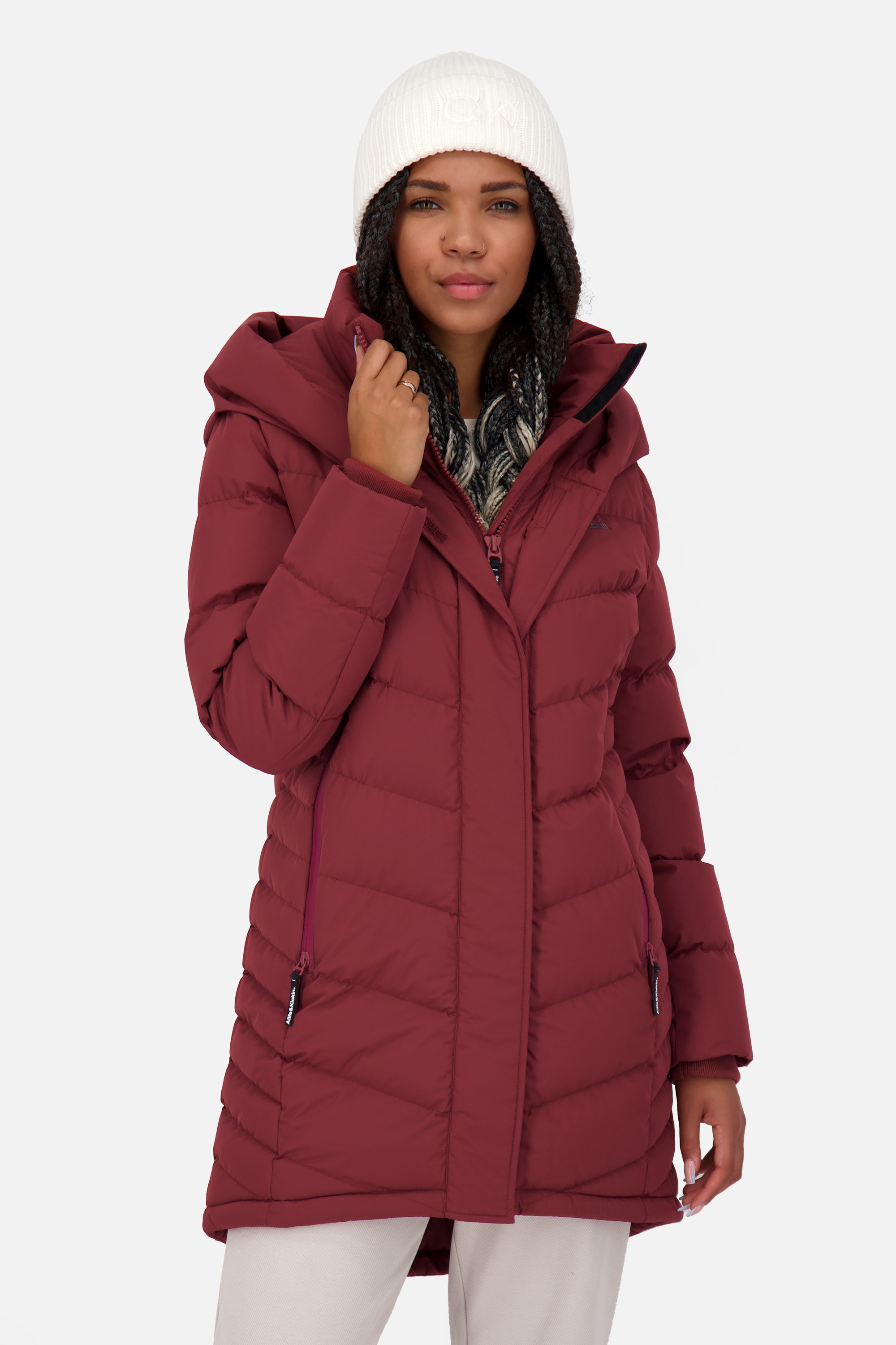 Alife & Kickin Winterjacke »Damen AngelaAK A«, Warme gefütterte Damen Winterjacke mit kuschligem Teddy-Innenfutter