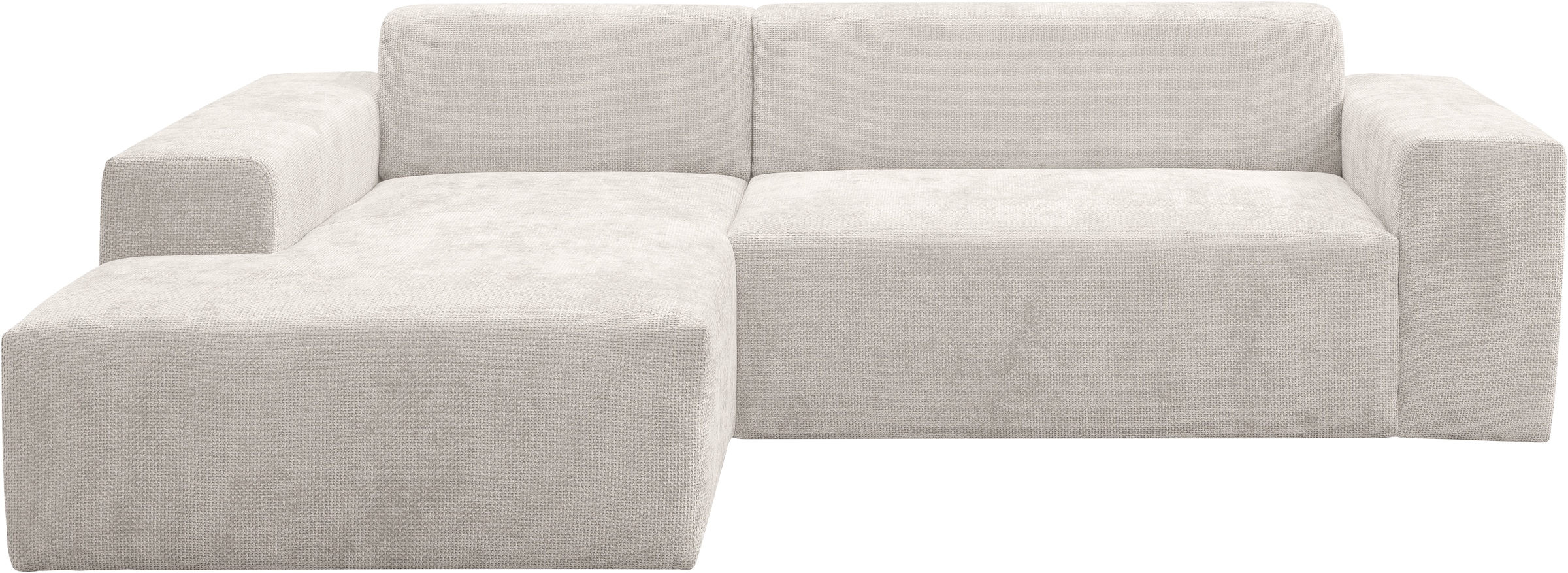 WERK2 Ecksofa »Zeus-L modern & zeitlos, Breite 253 cm, bequemes Sofa« Curvy günstig online kaufen