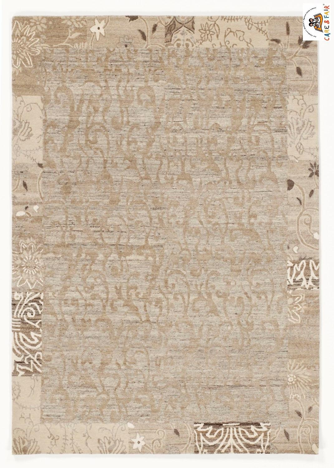 OCI DIE TEPPICHMARKE Teppich »SilkNatini Border« rechteckig 20 mm Höhe hand günstig online kaufen