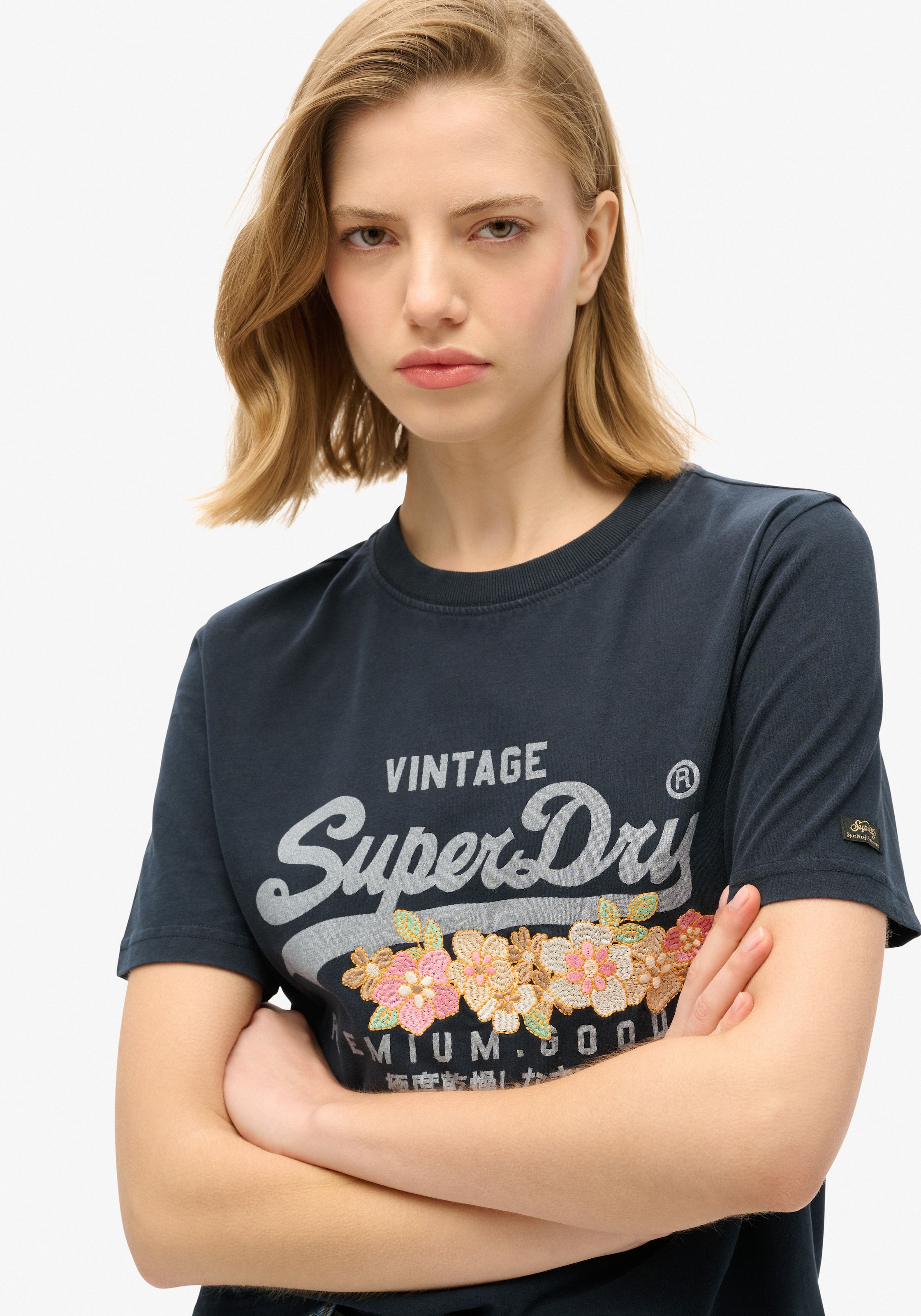 Superdry Print-Shirt »VINTAGE VL PREM G FLORAL TEE«