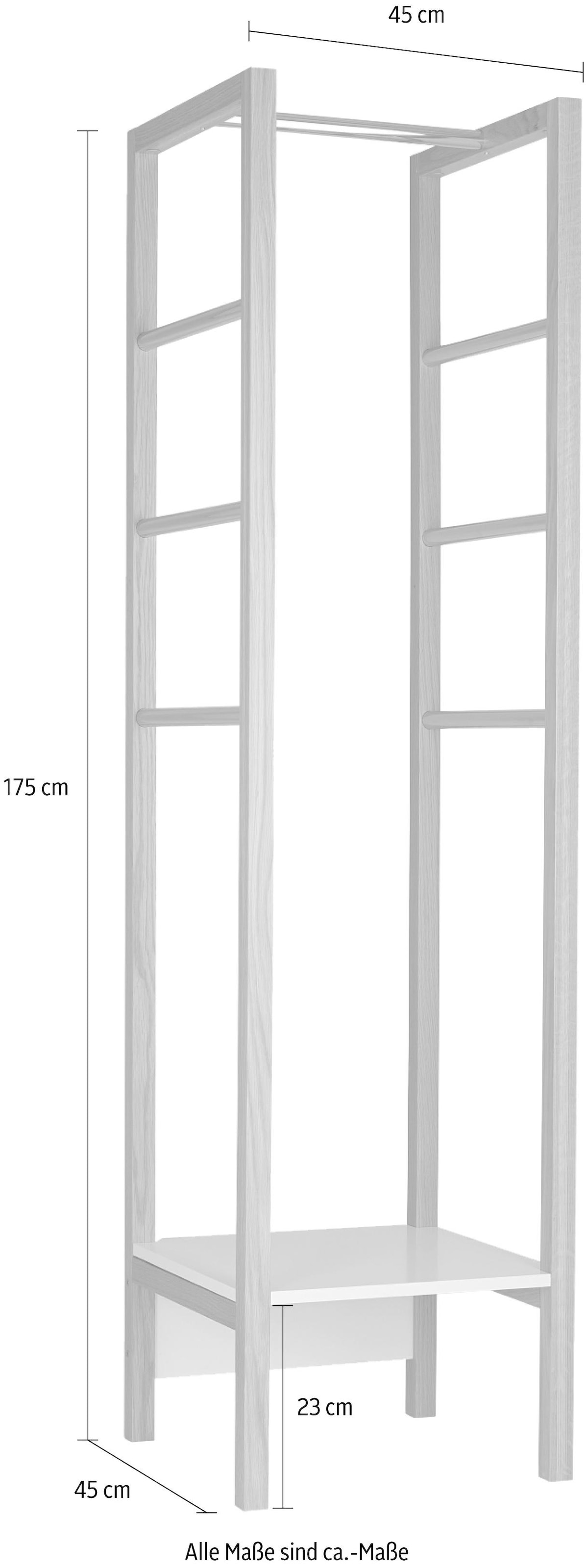 Woodman Garderobe »Northgate« Holzfurnier aus Eiche, FSC®-zertifiziert