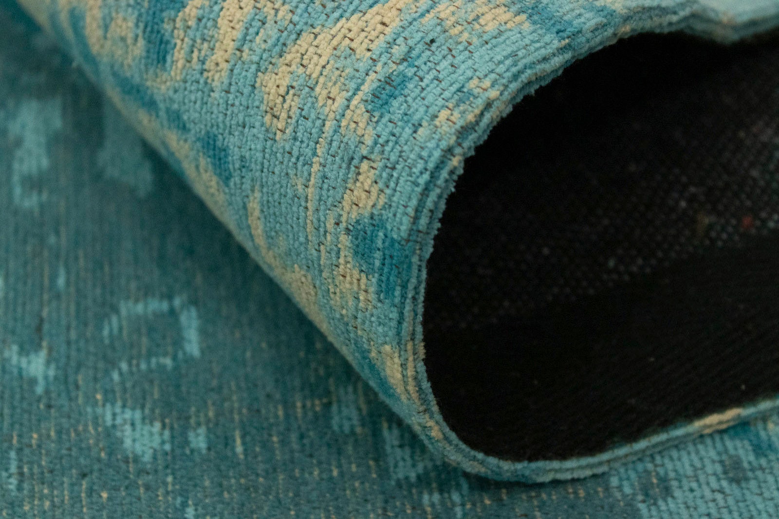 morgenland Teppich »VINTAGE LAGUNE«, rechteckig, 6 mm Höhe, Handarbeit, Shabby Chic, Wohnzimmer