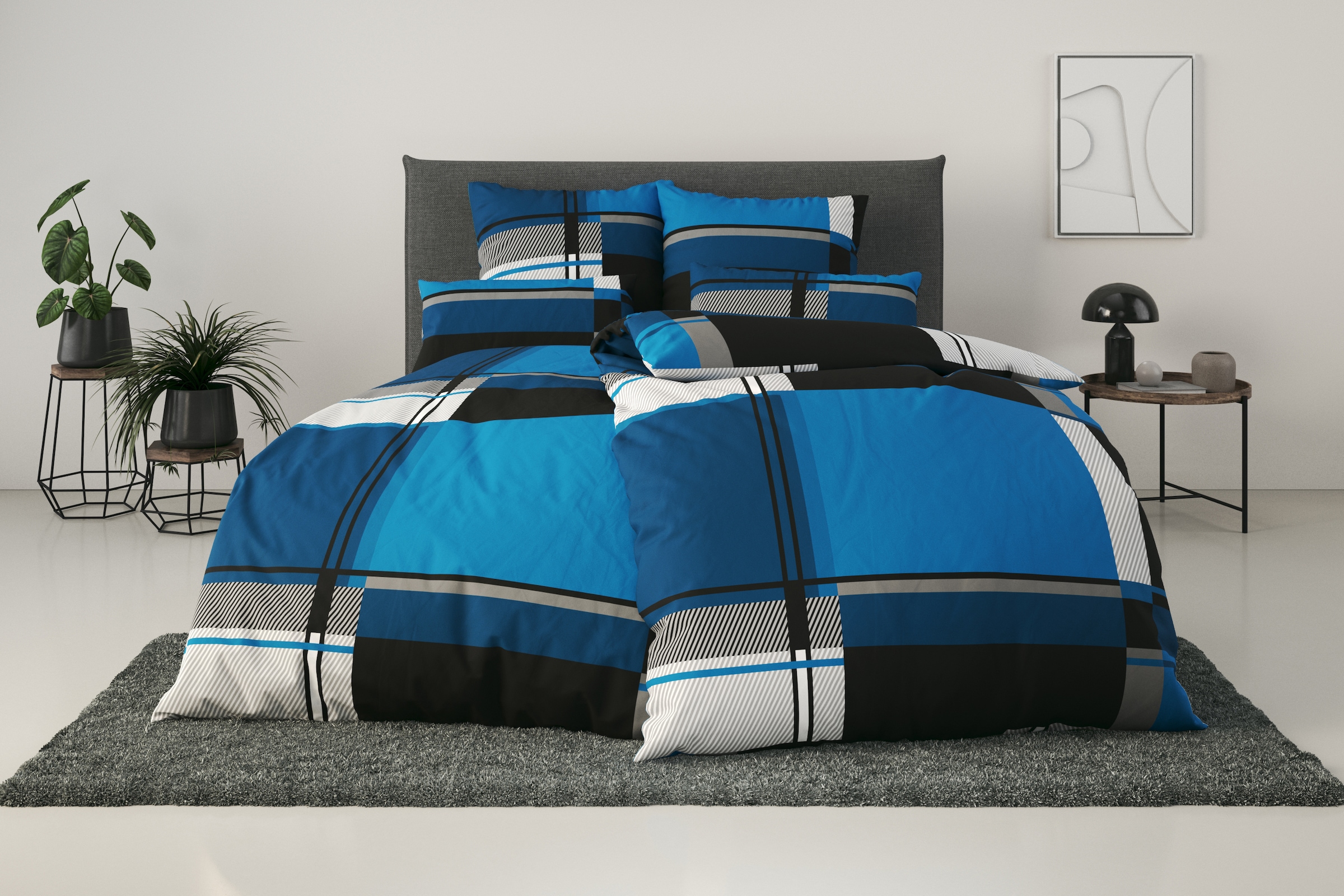 my home Bettwäsche »NINA, in verschiedenen Qualitäten« 2 Stk. tlg. in den G günstig online kaufen