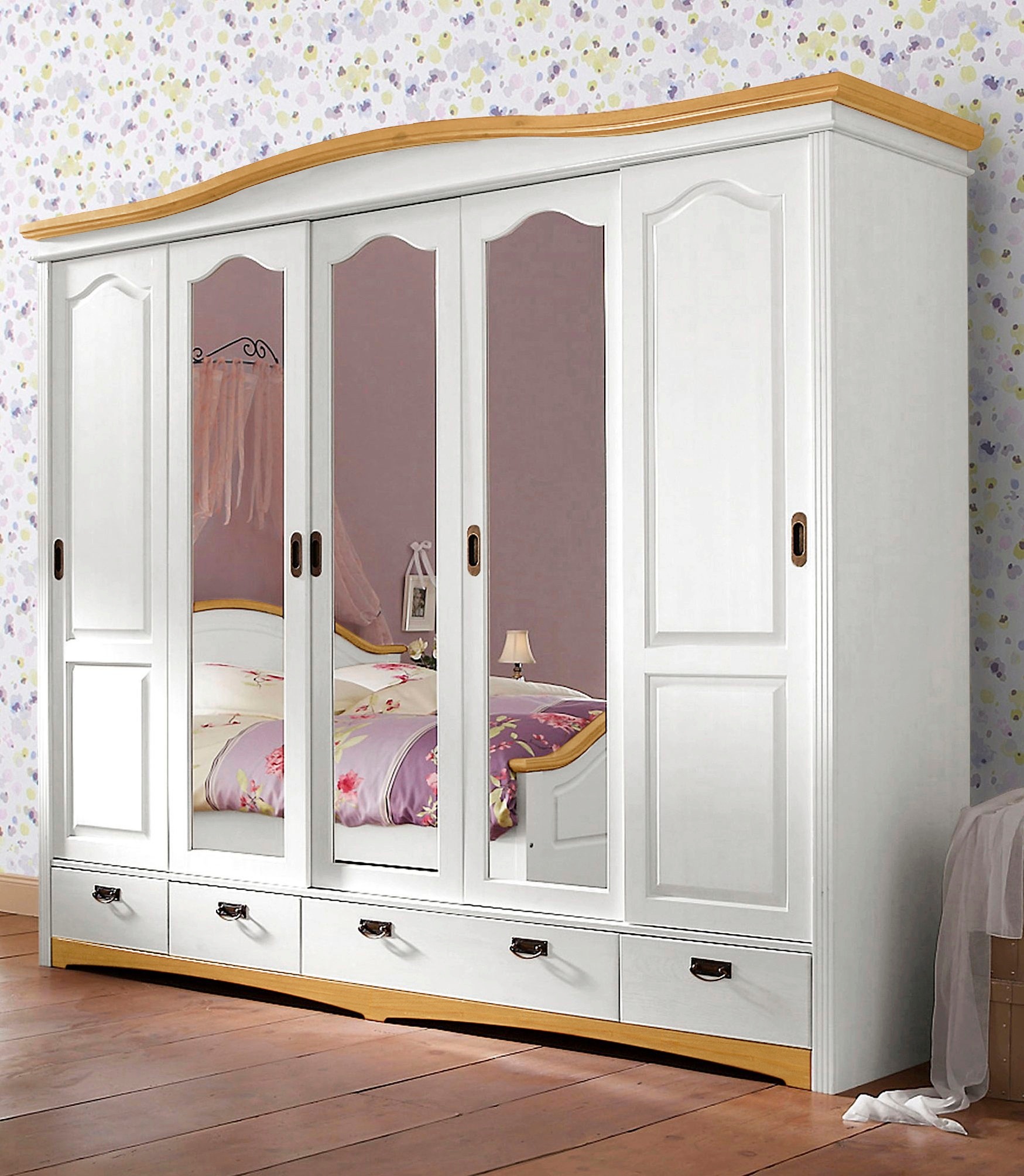 OTTO home Schiebetürenschrank »Konrad, Landhausstil, rustikal, mit Schublad günstig online kaufen