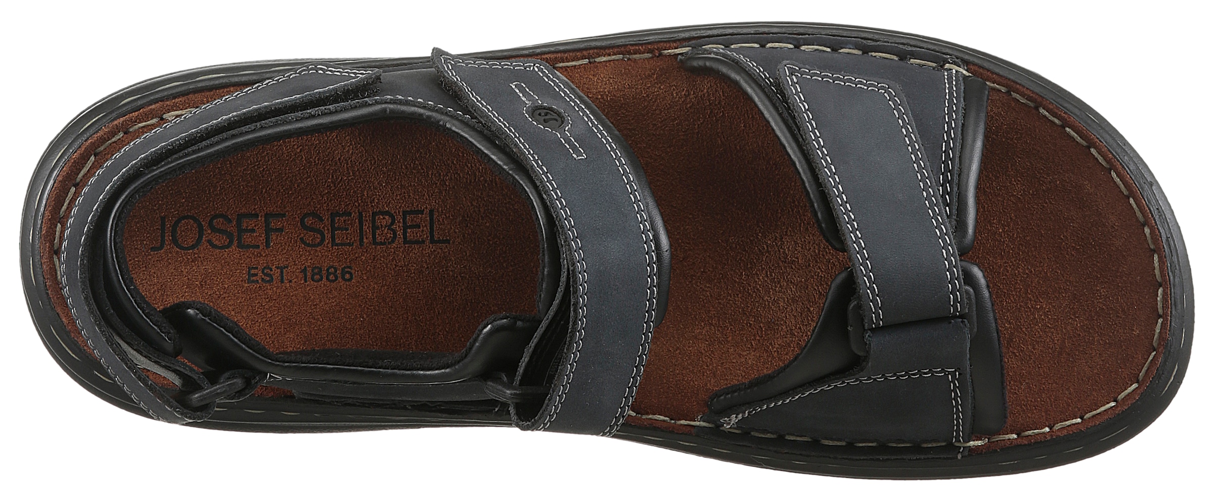Josef Seibel Sandale »Rafe«, Sommerschuh, Klettschuh, Freizeitsandale, mit Lederdecksohle