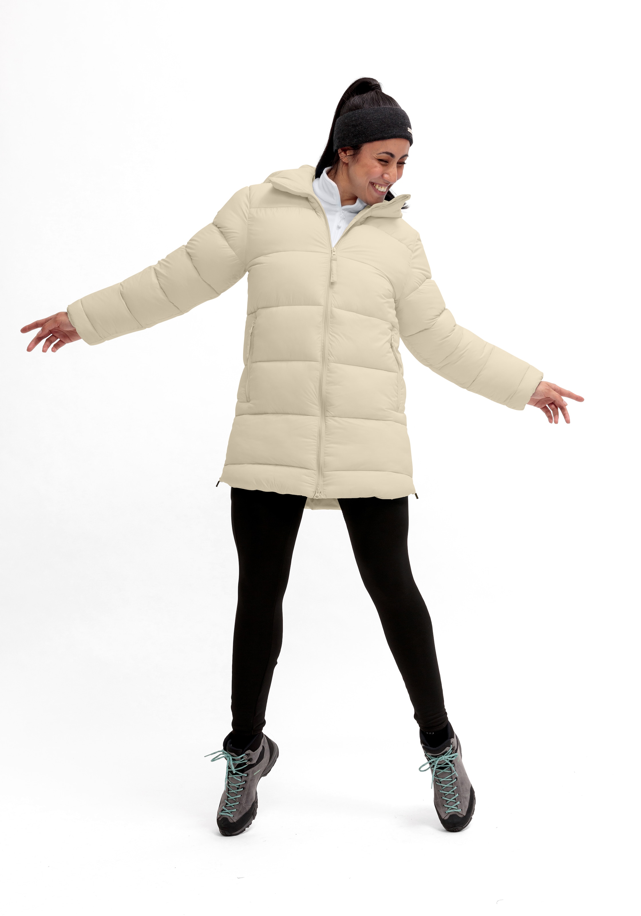 Maier Sports Funktionsmantel »Heatcore Coat W« warmer Damen Mantel lockere Passform bequemer Schnit