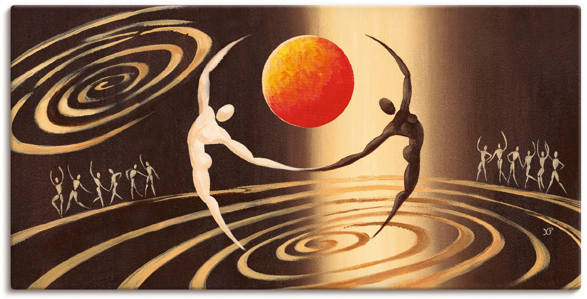 Artland Wandbild »Über dem Universum«, Paar, (1 St.), als Alubild, Outdoorb günstig online kaufen