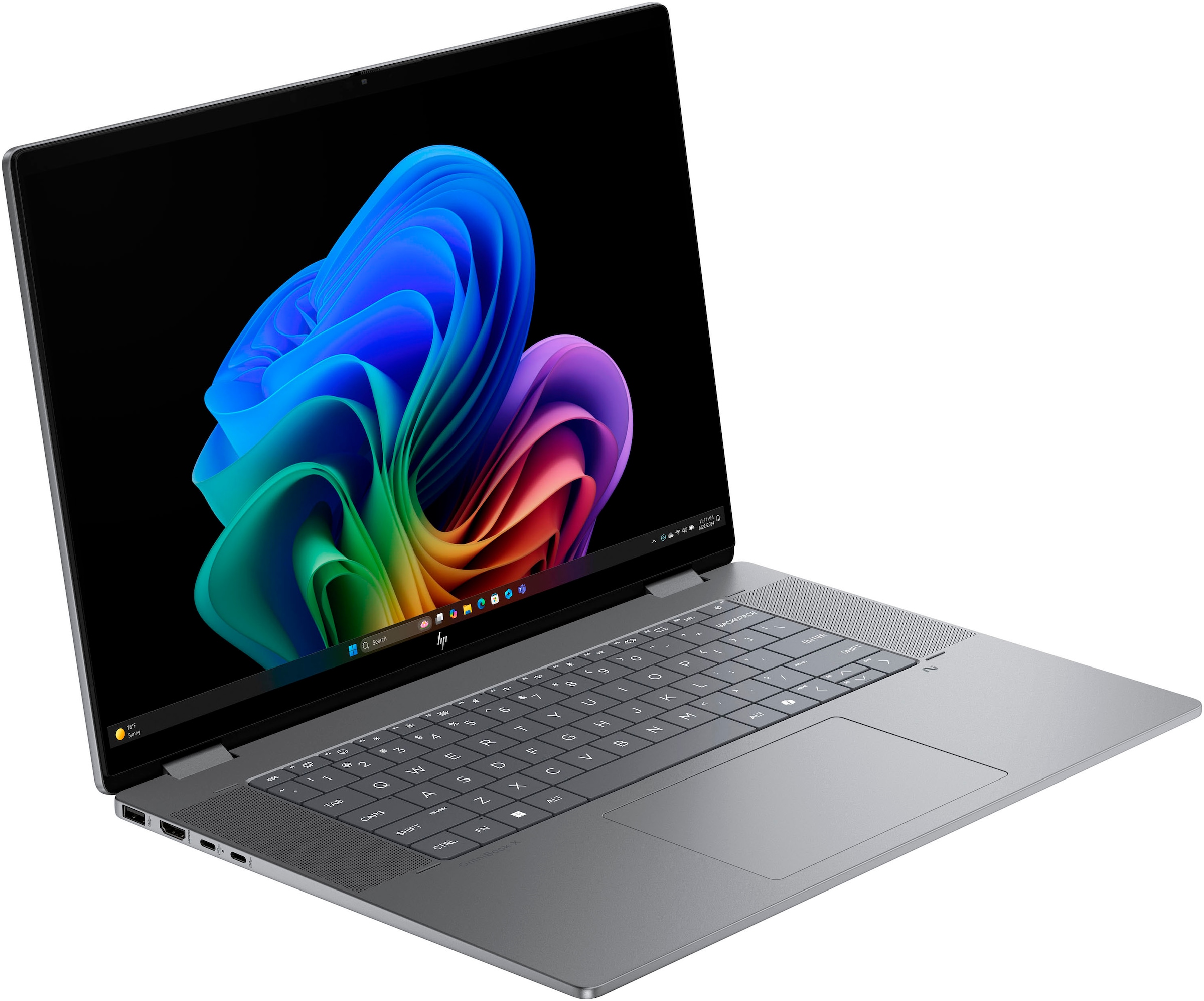 HP Convertible Notebook »OmniBook X Flip NGAI 16-ar0078ng«, 40,6 cm, / 16 Zoll, AMD, Ryzen™ AI 7, Radeon 860M, 1000 GB SSD