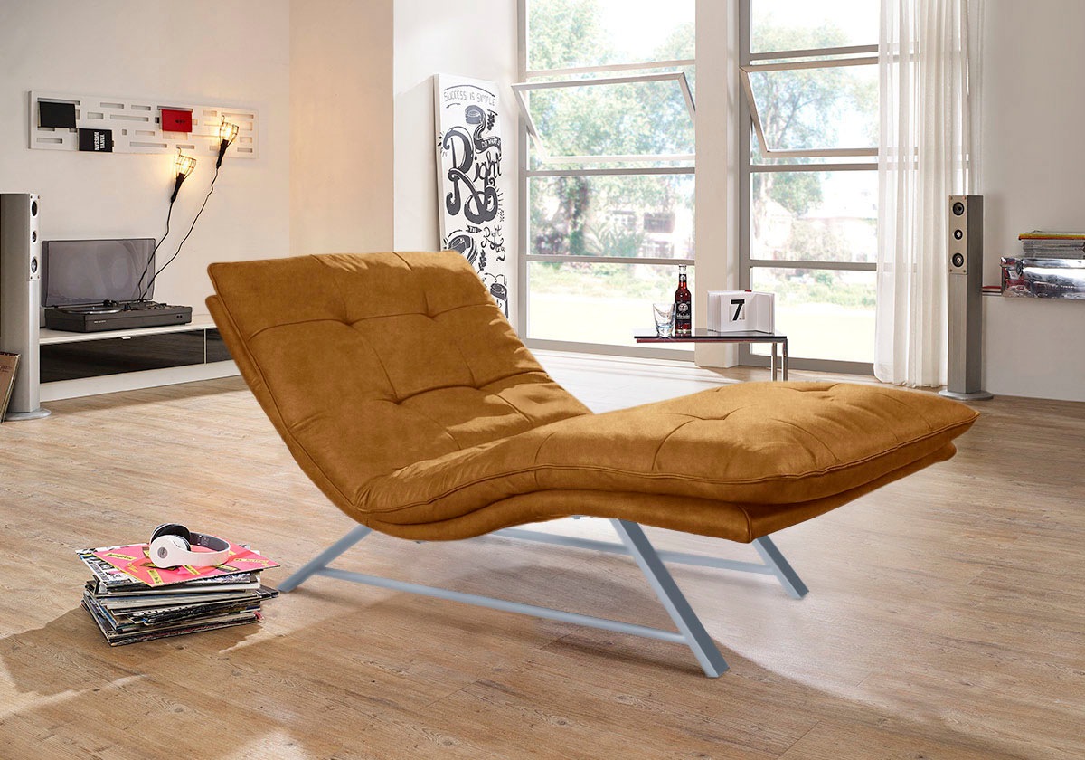 W.SCHILLIG Relaxliege »daily dreams«, in Waffelkissen-Optik, wahlweise mit günstig online kaufen
