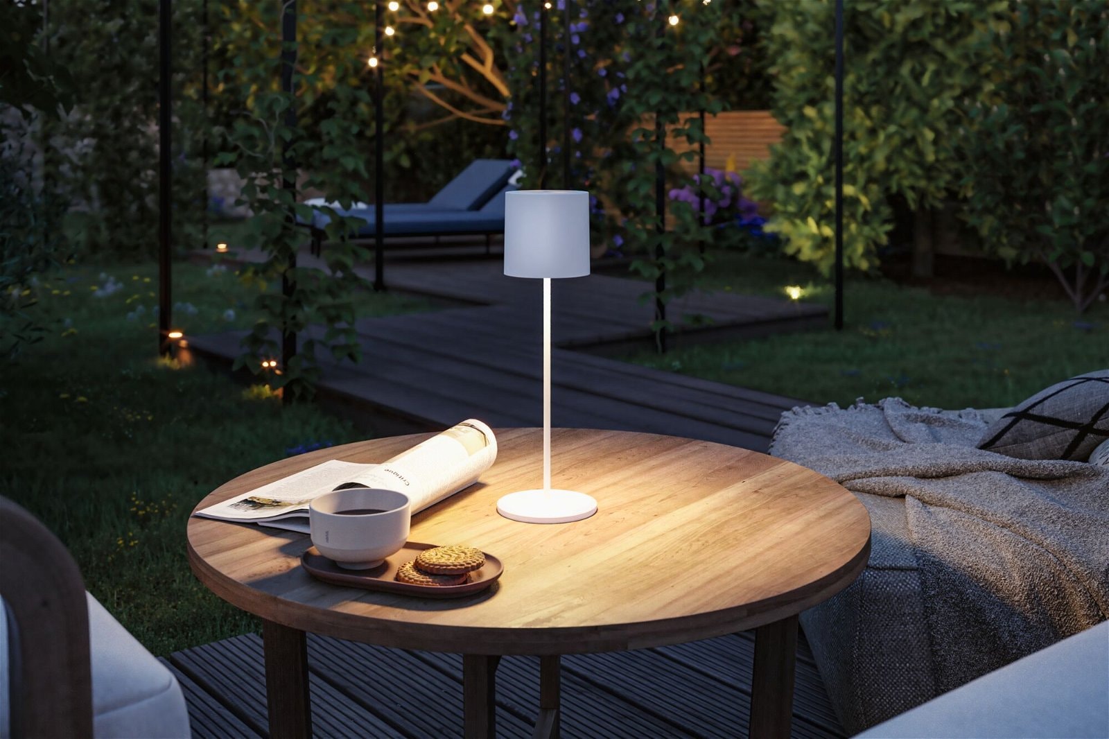 Paulmann LED Außen-Tischleuchte »Mobile Tuni IP44 2700K dimmbar 2,8W USBC«, 1 flammig