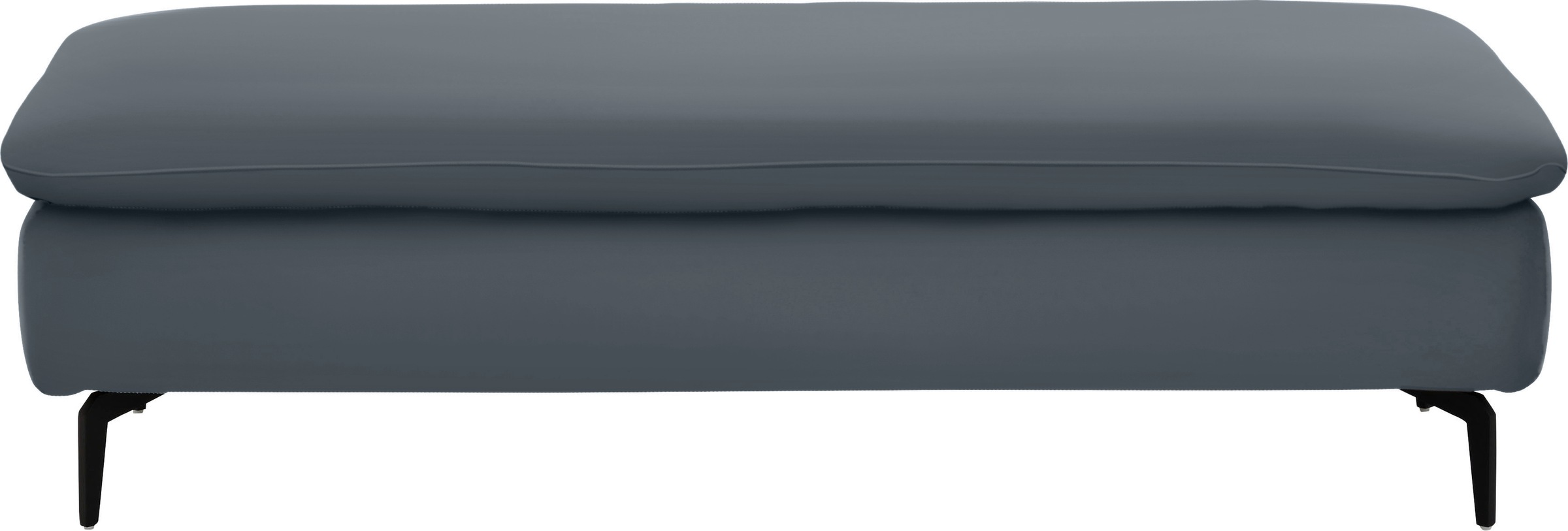 W.SCHILLIG Ecksofa »valentinoo, Designsofa, bequem, elegant und zeitlos, L-Form«, (Set), inklusive Hocker, mit Sitztiefenverstellung, Breite 299 cm