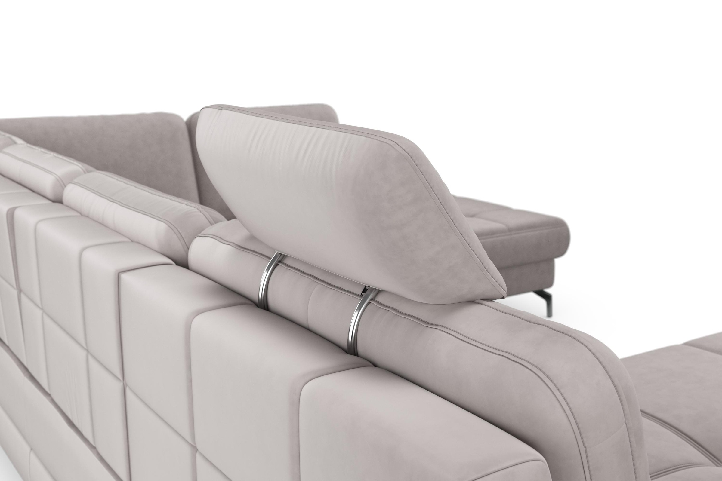 sit&more Wohnlandschaft »Bendigo U-Form«, inklusive Sitztiefenverstellung, Bodenfreiheit 12 cm, in 2 Fußfarben