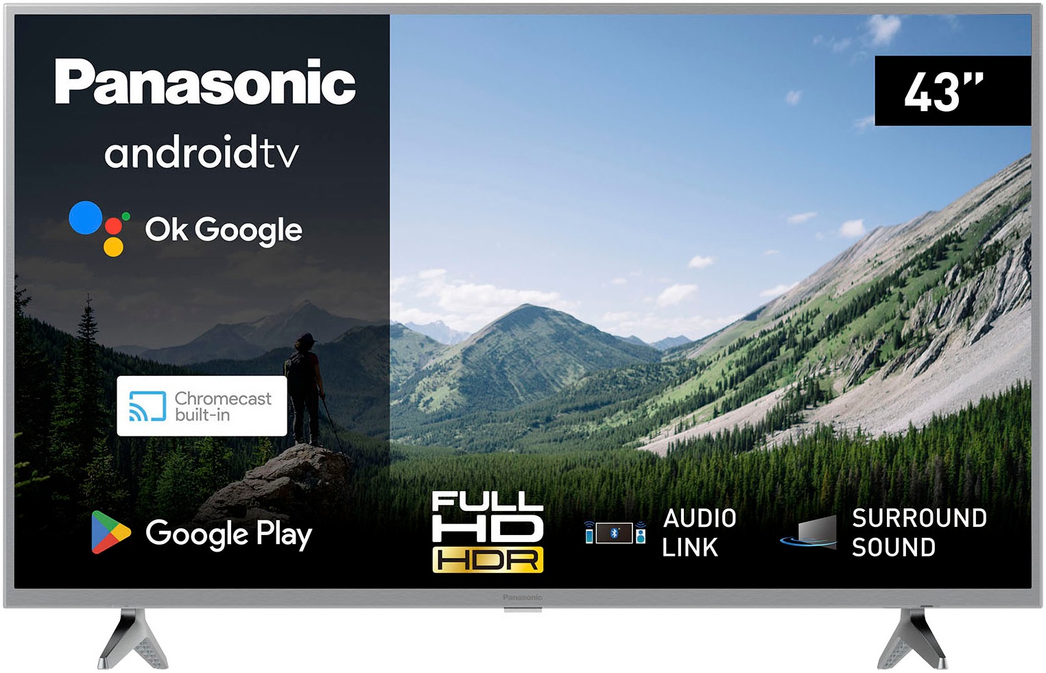 Panasonic LED-Fernseher »TX-43MSW504S«, 108 cm/43 Zoll, Full HD, Android TV-Smart-TV