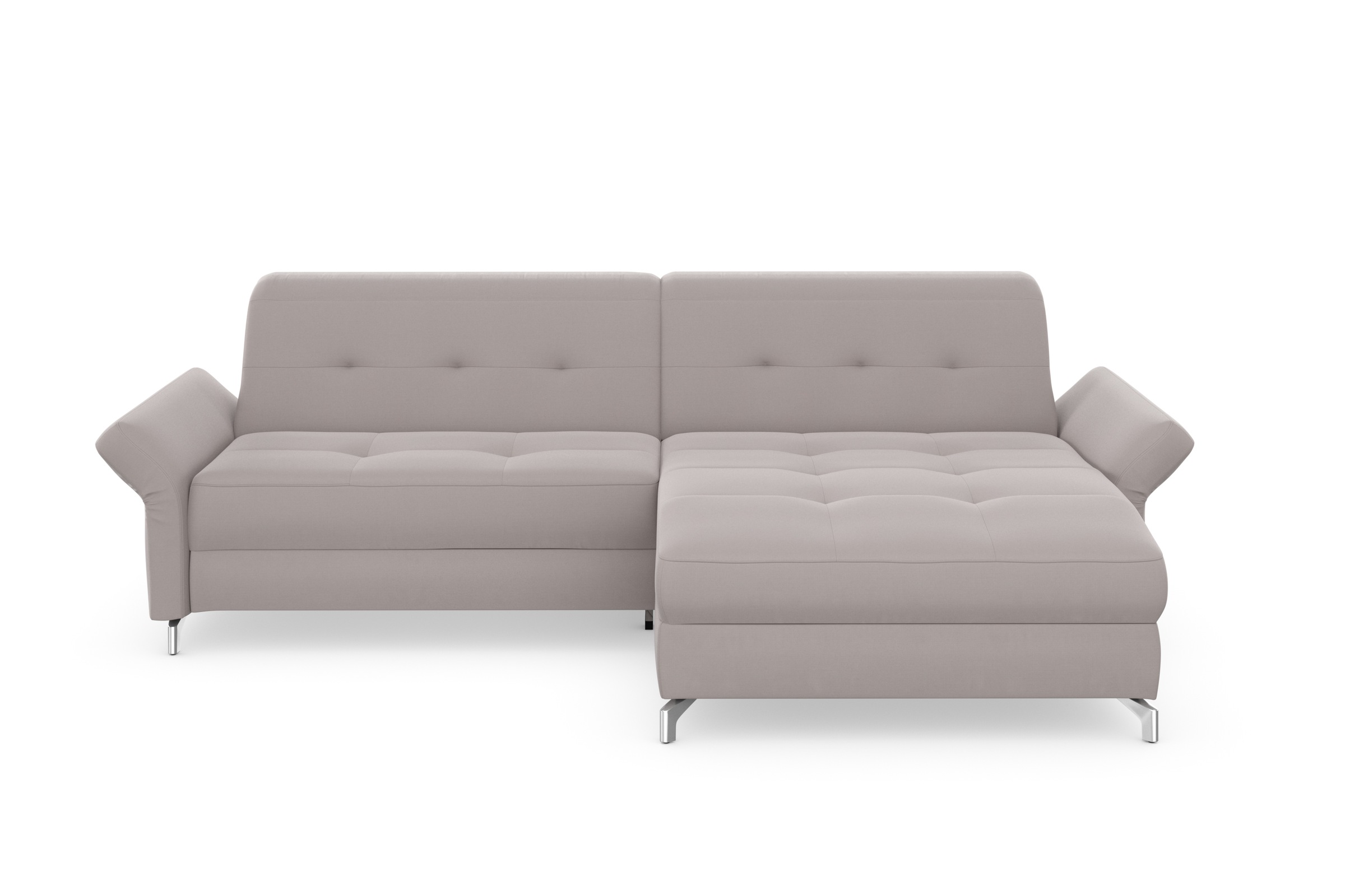 Home affaire Ecksofa »Maredo L-Form« Federkern, wahlweise auch mit Kopfteil günstig online kaufen