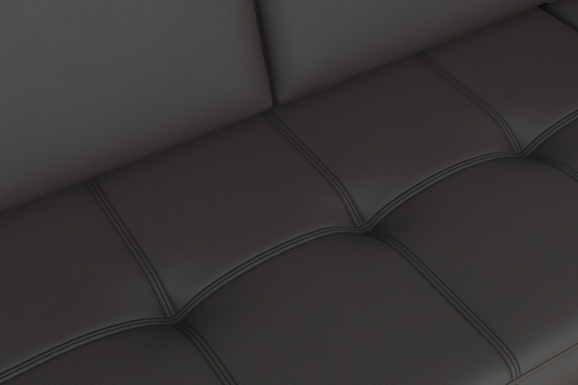 sit&more Ecksofa »Bendigo L-Form«, inklusive Sitztiefenverstellung, Bodenfreiheit 12 cm, in 2 Fußfarben