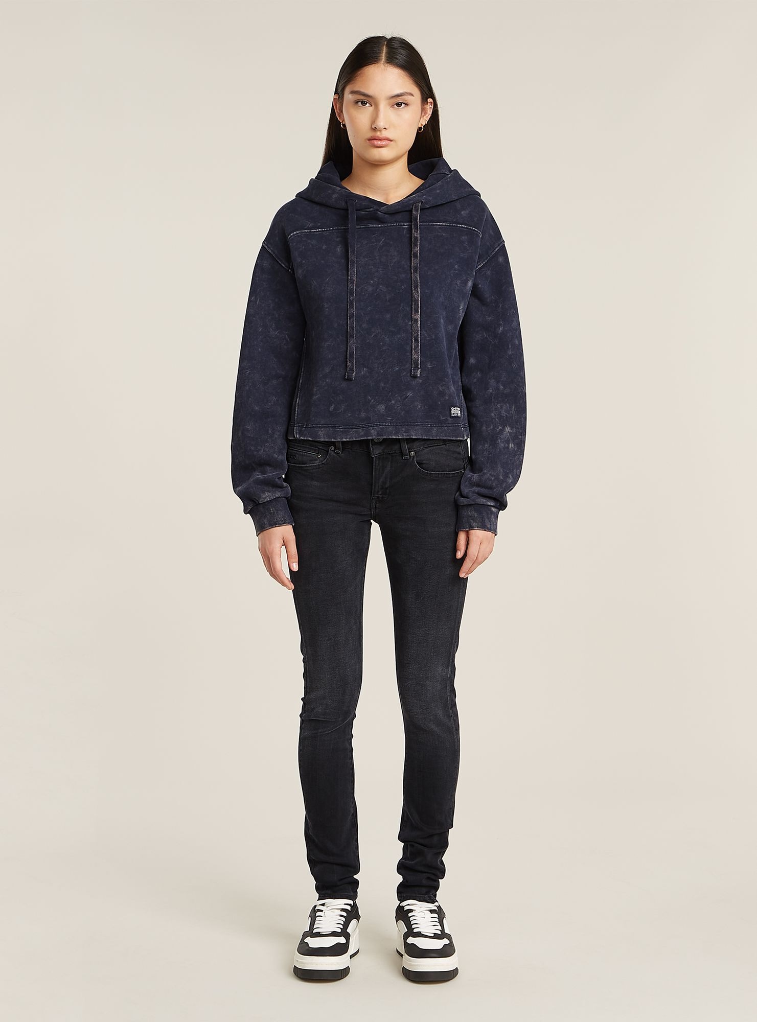 G-STAR Longpullover »Overdyed Loose Hooded Sweatshirt«