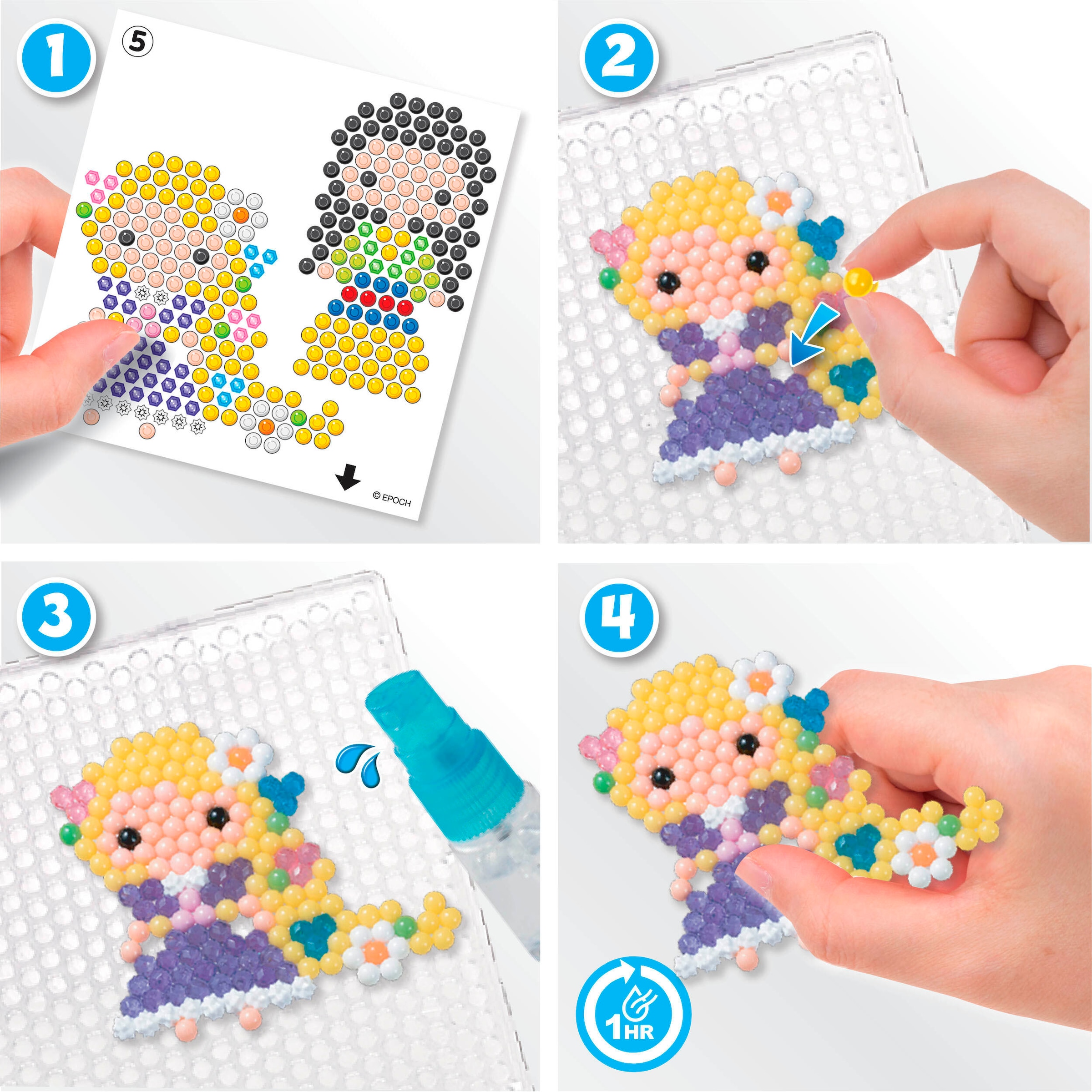 Aquabeads Kreativset »Kreativwürfel Prinzessin«