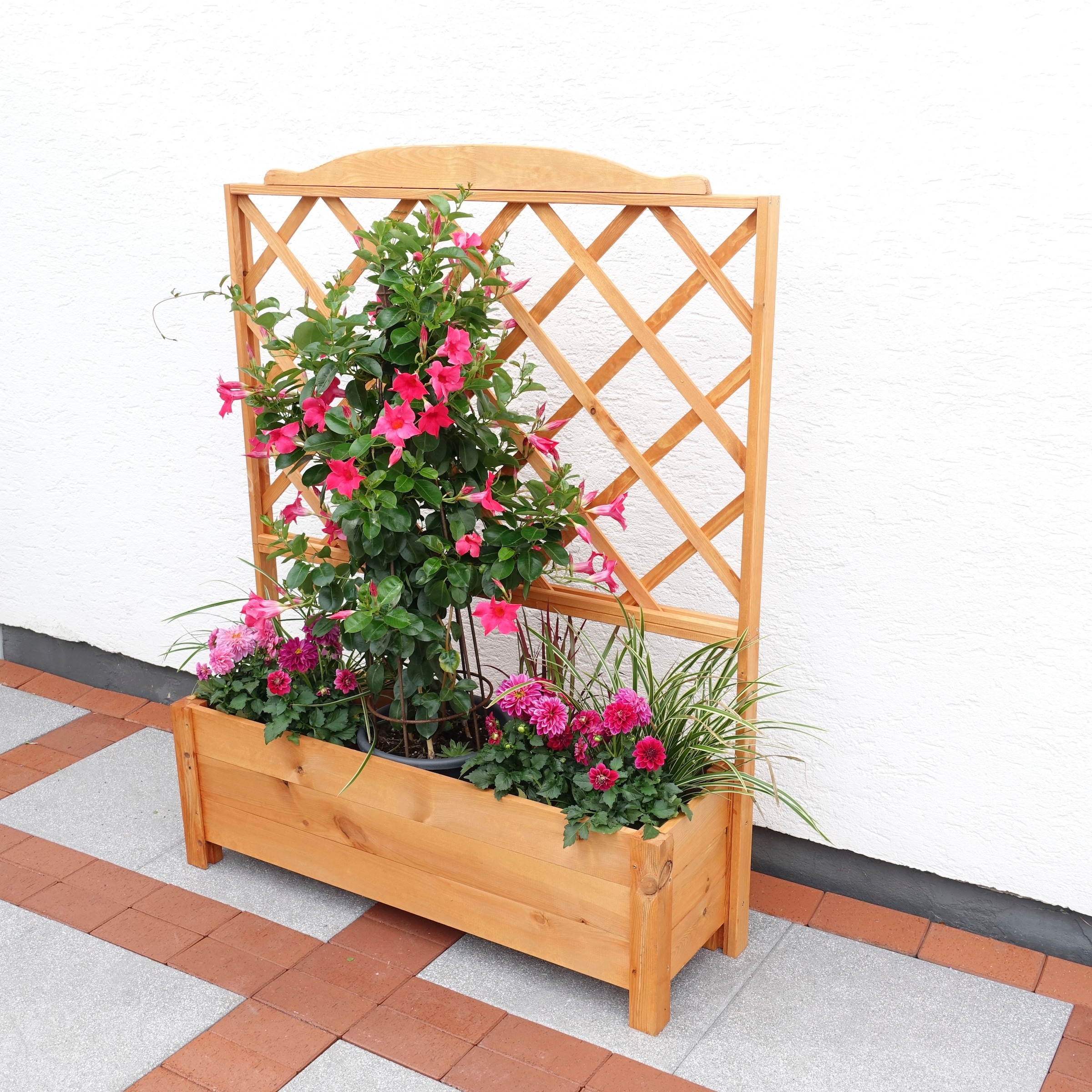 promadino Spalier, mit Pflanzkasten, BxTxH: 110x32x140 cm