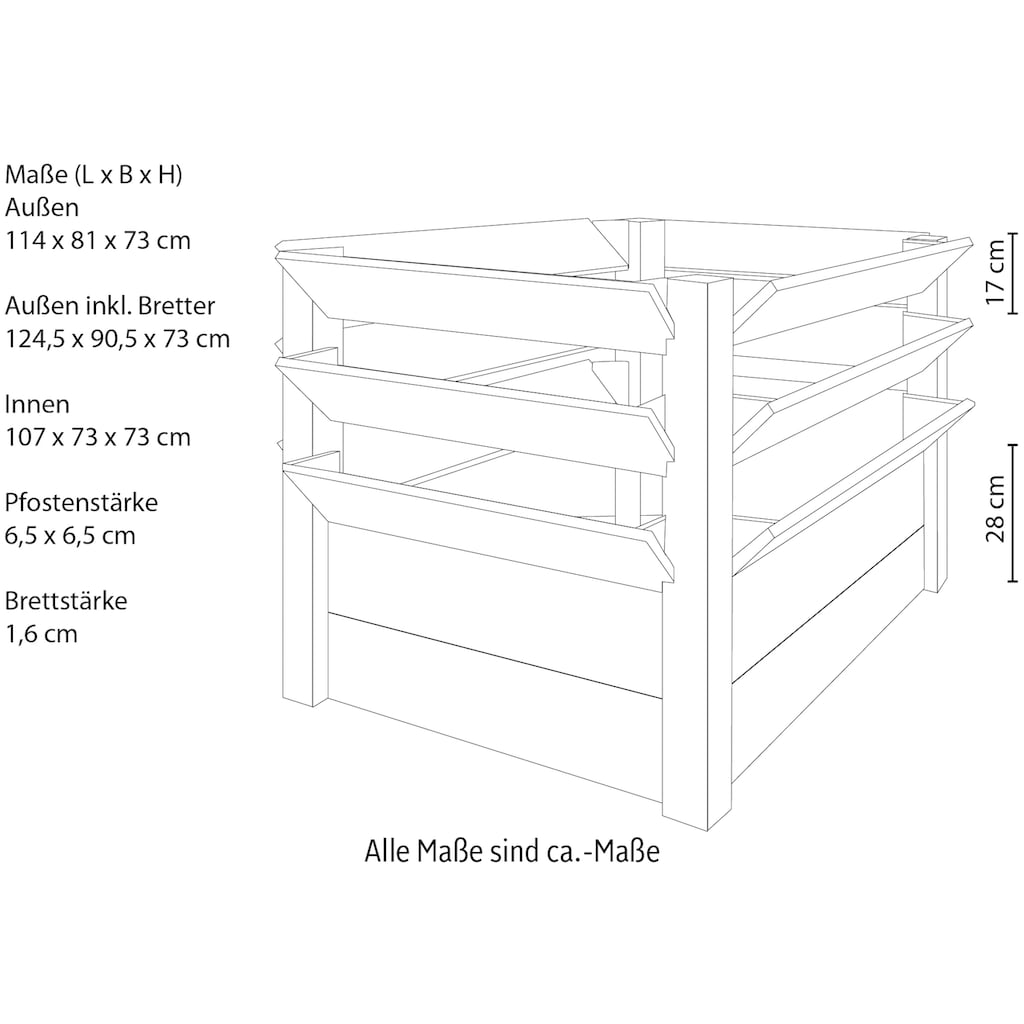 WESTMANN Hochbeet »Premium XXL«