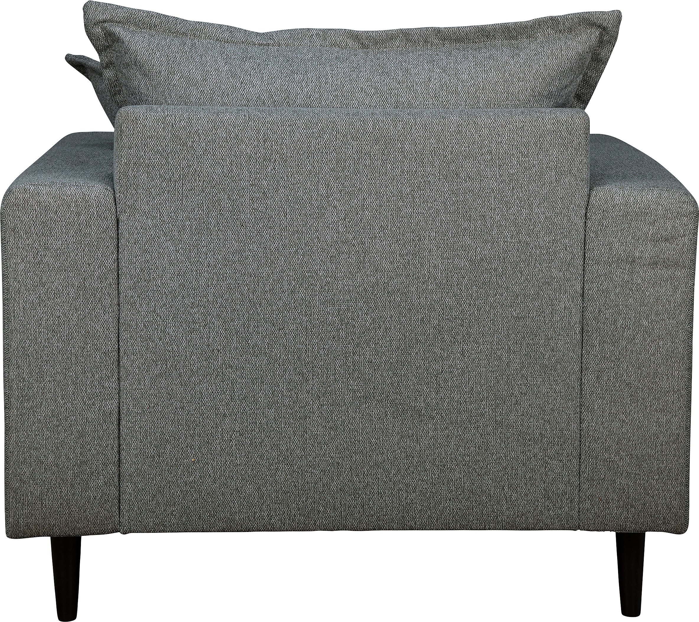 Home affaire Sessel »VEYRAS Loungesessel, Maße B/T/H: 95/84/76 cm«, mit Wellenunterfederung, incl. Kissen