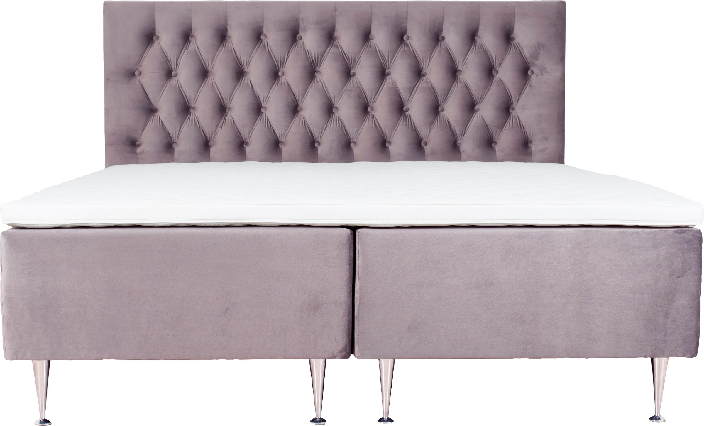 Places of Style Boxspringbett »Exclusive«, inkl. Topper, 3 Breiten, 3 Härtegrad-Ausführungen