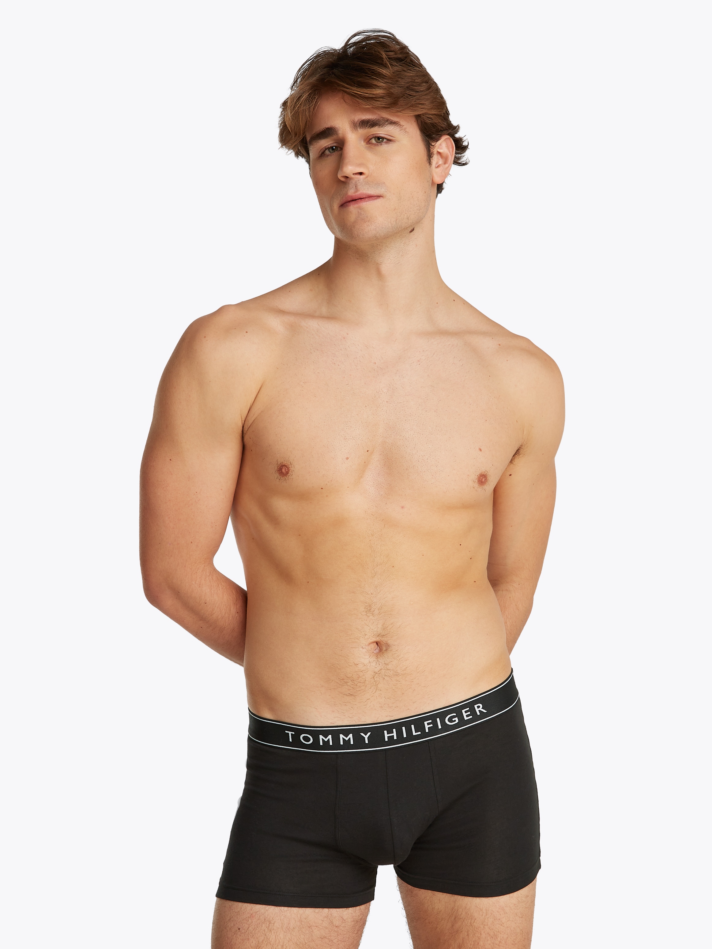 Tommy Hilfiger Underwear Trunk »3P TRUNK DTM«, (Packung, 3 St., 3er), mit Logobund