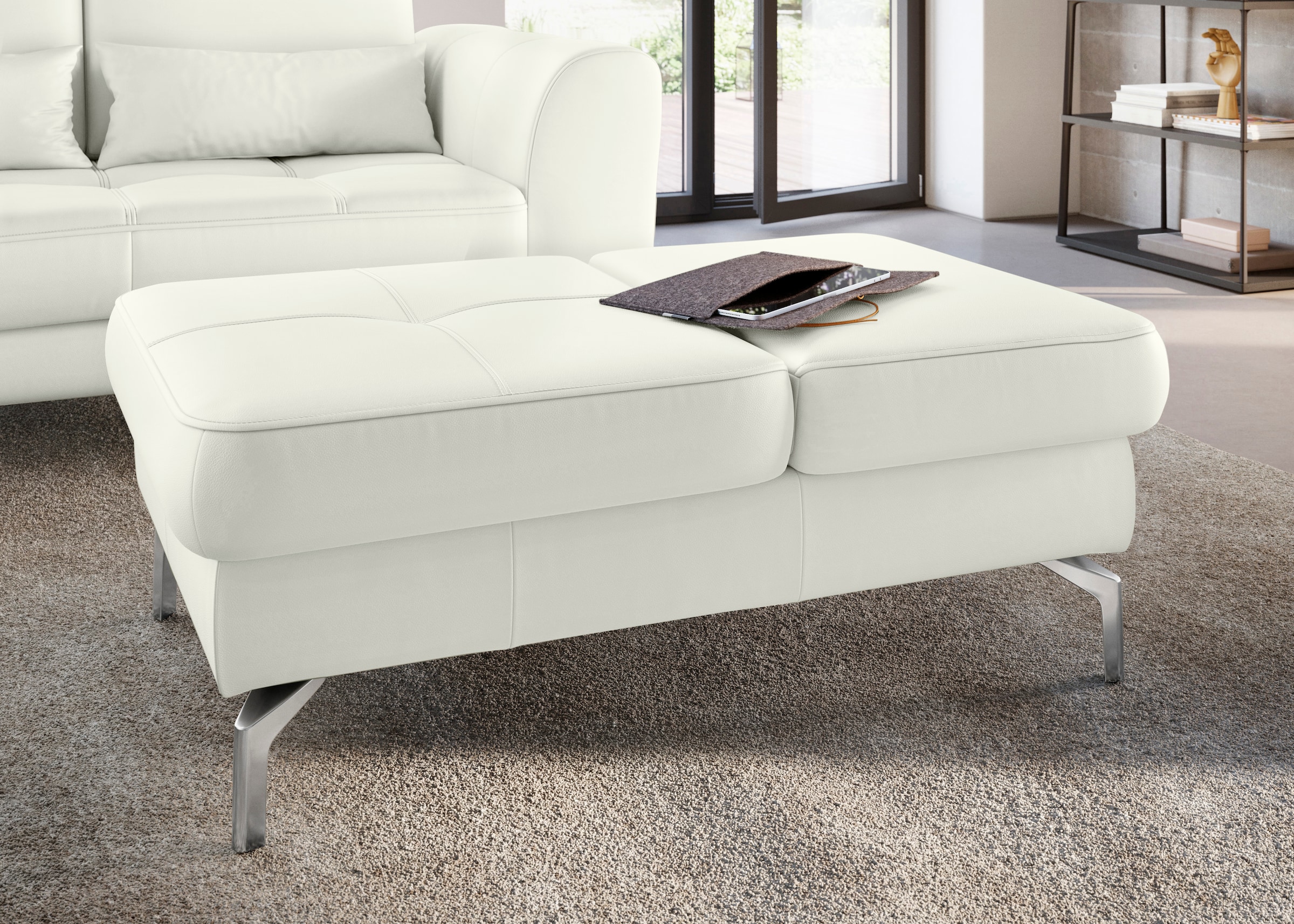 sit&more Hocker »Bendigo«, mit Klappfunktion, Bodenfreiheit 15 cm, wahlweis günstig online kaufen