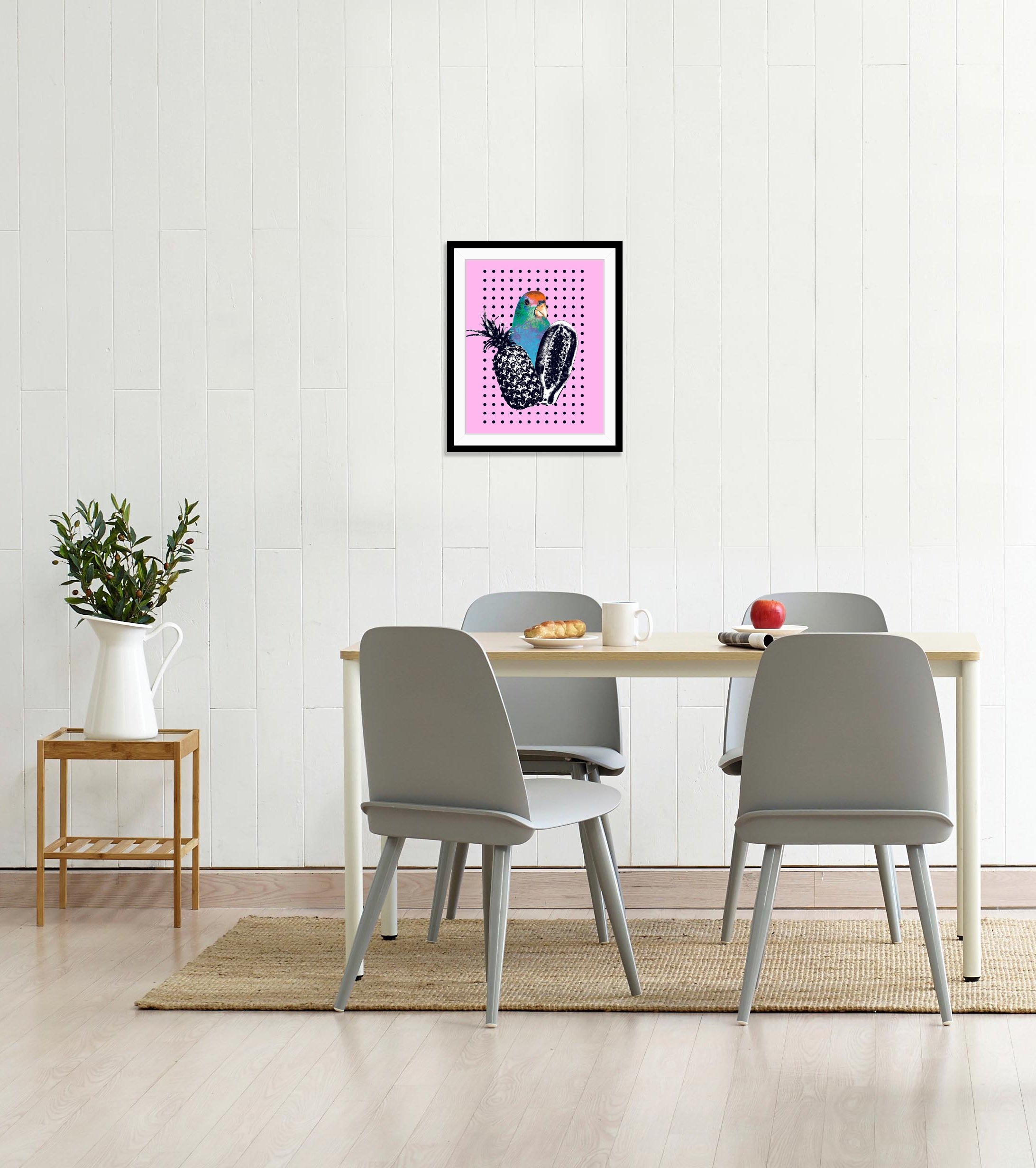queence Bild »Luana«, Ananas-Vögel-Vogelbilder-Süßigkeiten-Süßspeisen-Foto- günstig online kaufen